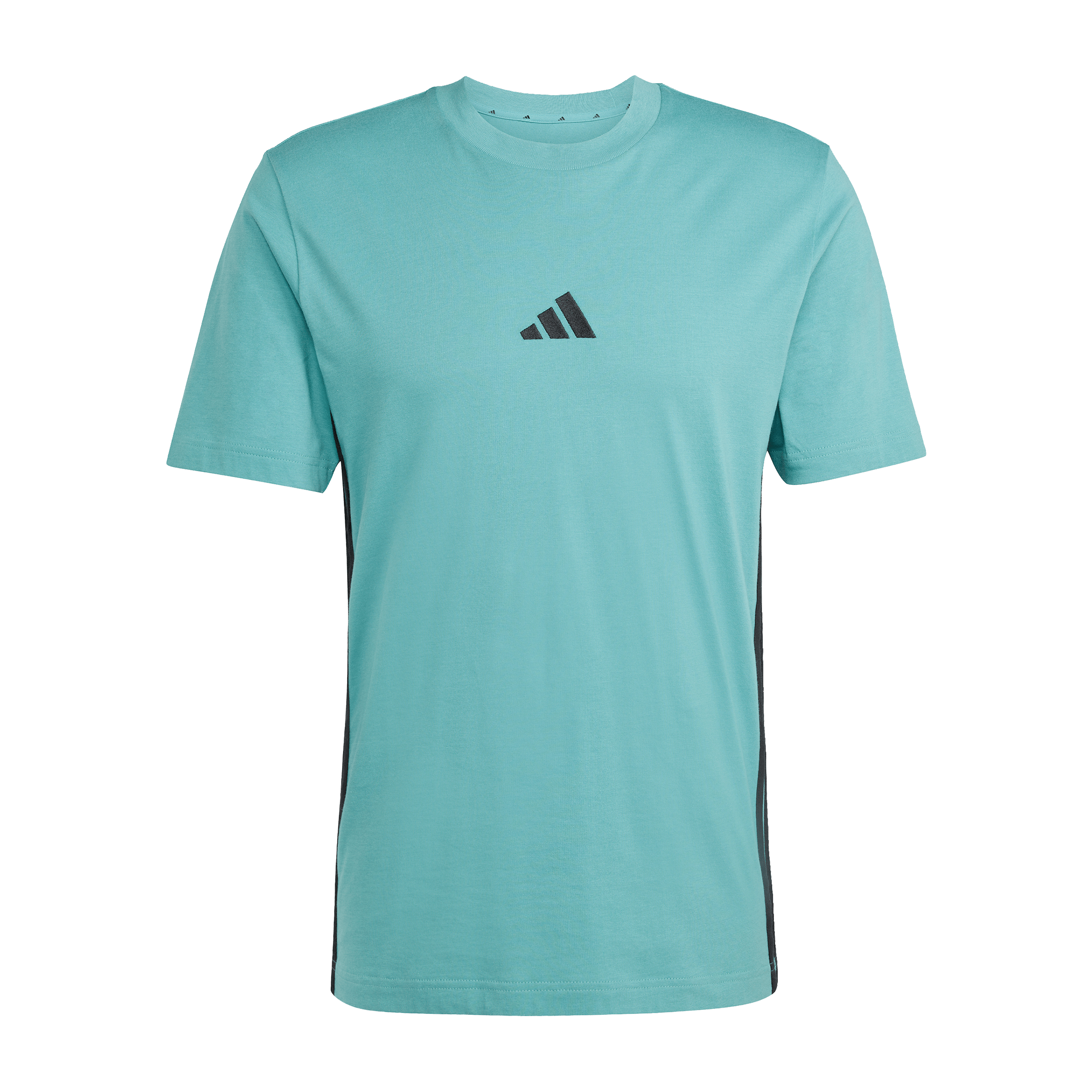 Mens adidas Essentials 3-Stripes Single Jersey Tee