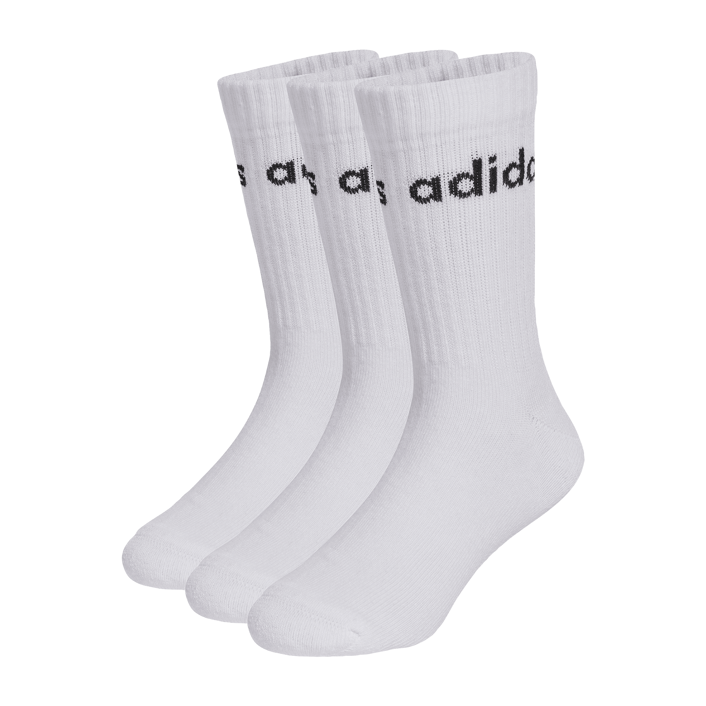 Kids adidas Linear (3pk) Crew Socks
