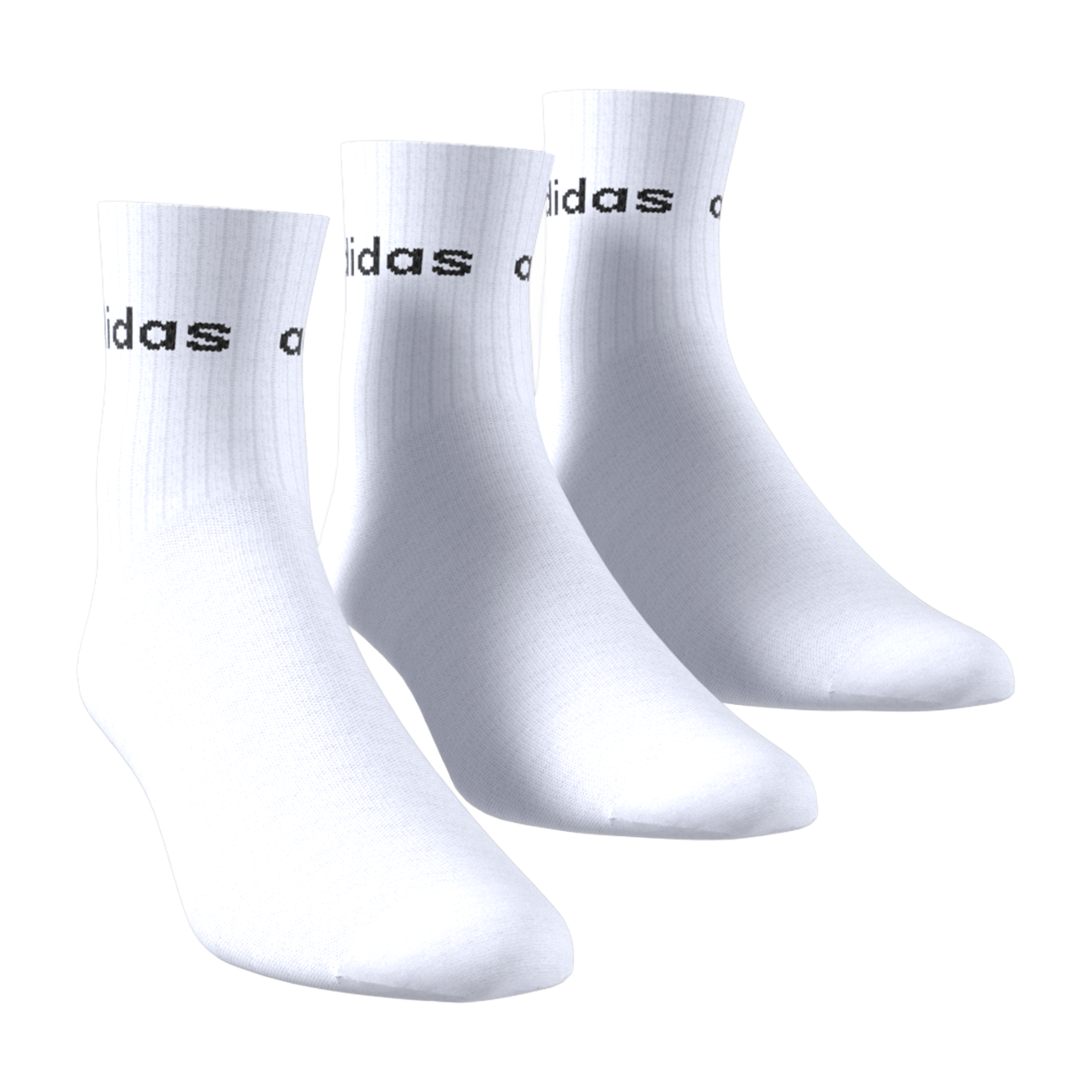 Kids adidas Linear (3pk) Crew Socks