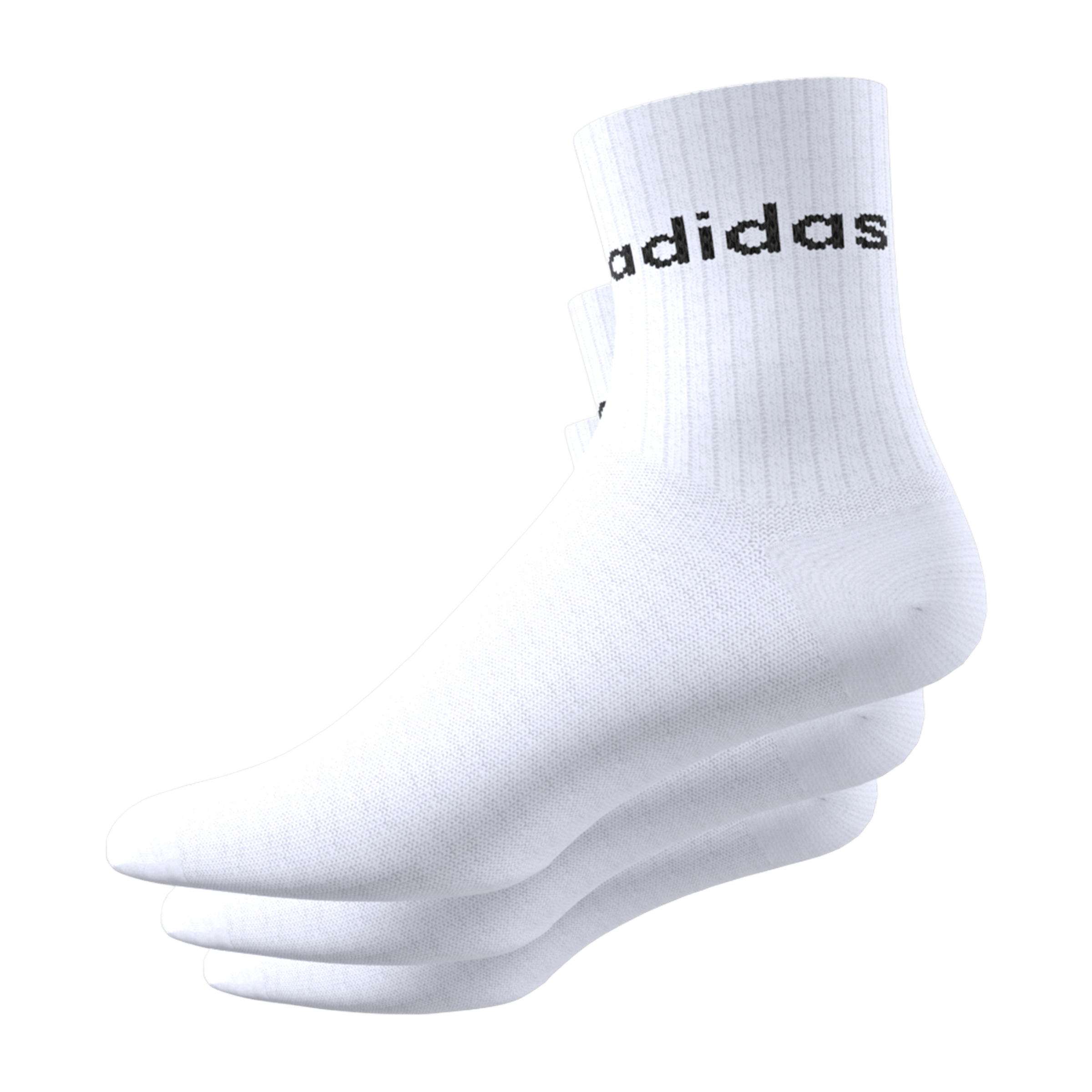 Kids adidas Linear (3pk) Crew Socks