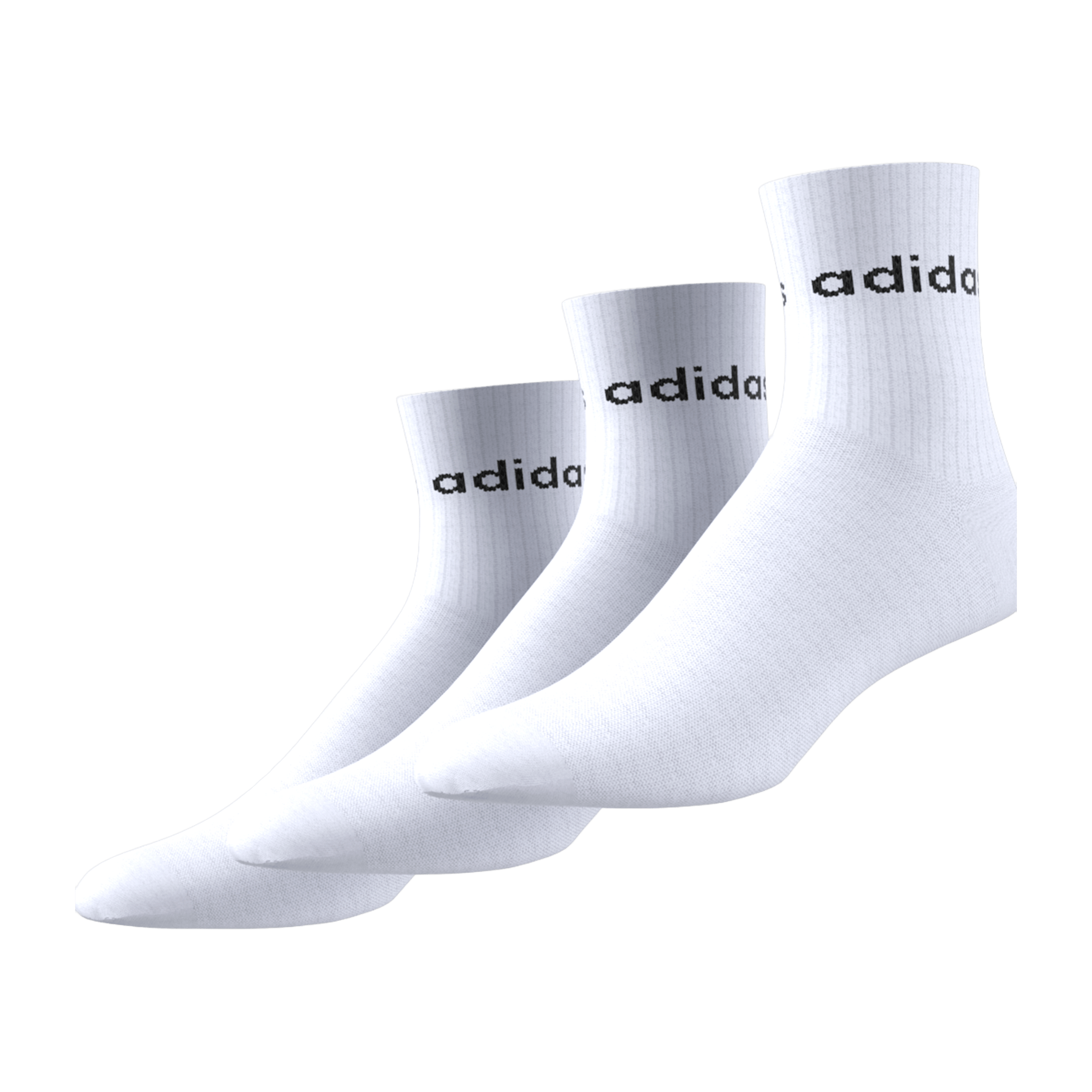 Kids adidas Linear (3pk) Crew Socks