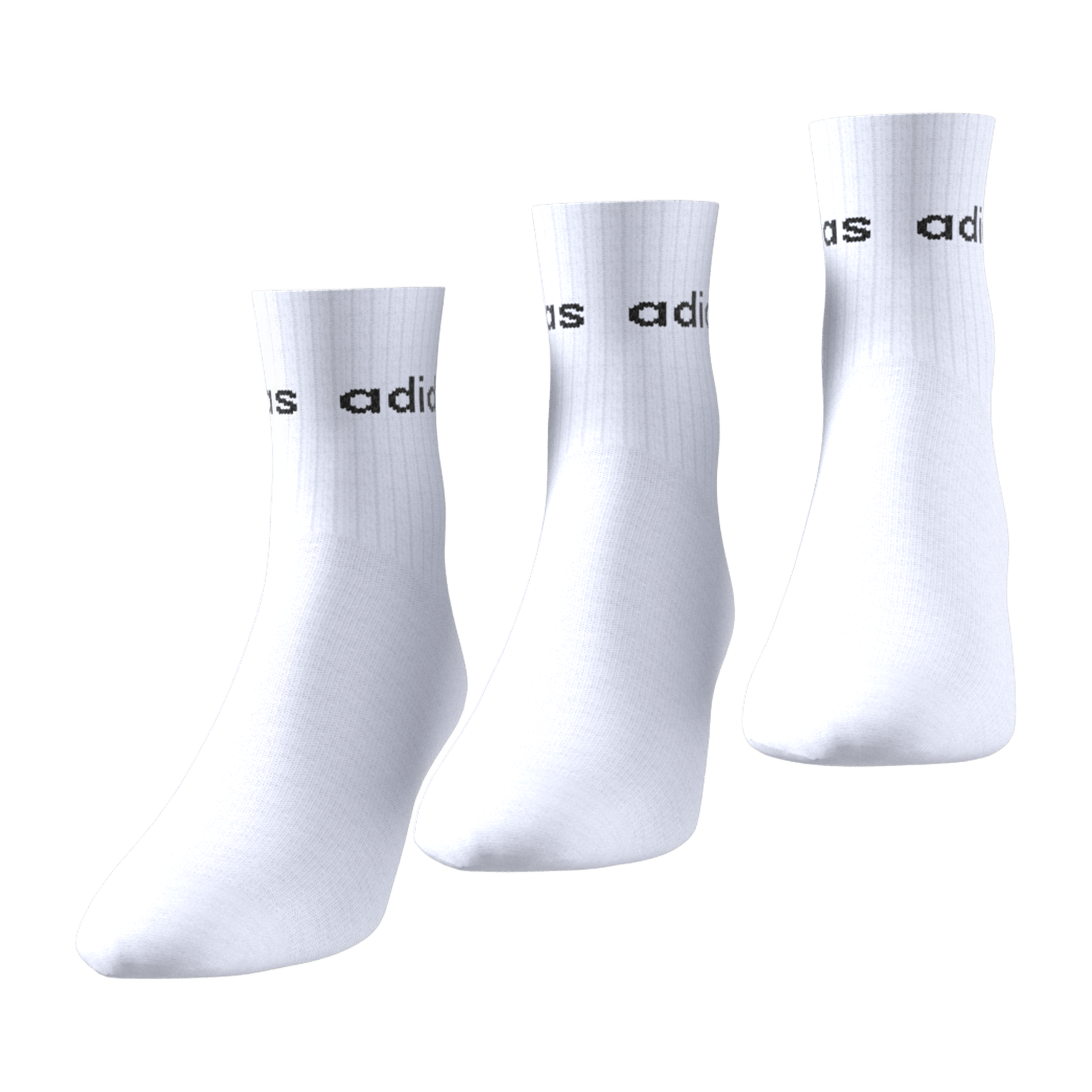 Kids adidas Linear (3pk) Crew Socks