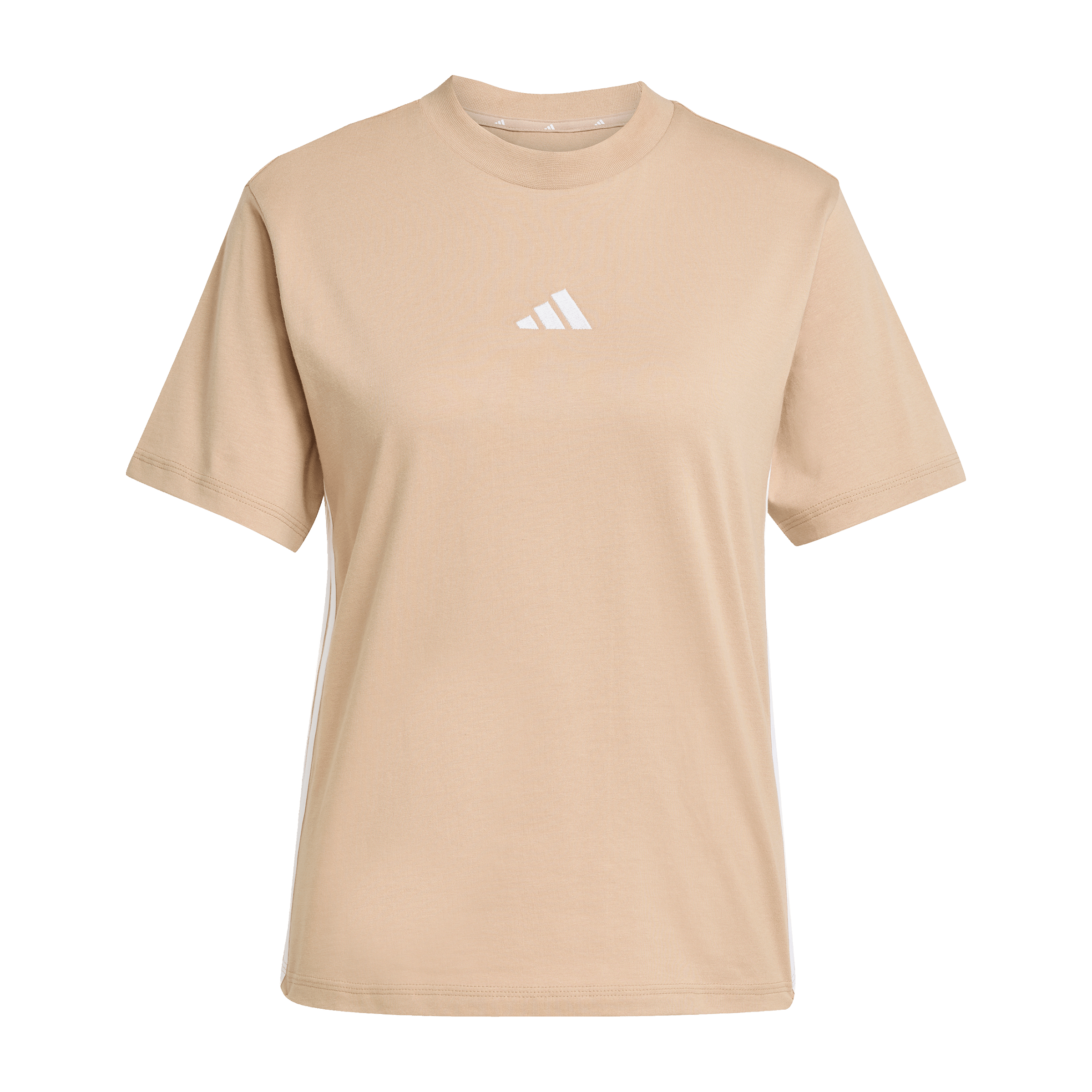 Womens adidas Essentials 3-Stripes Cotton Tee