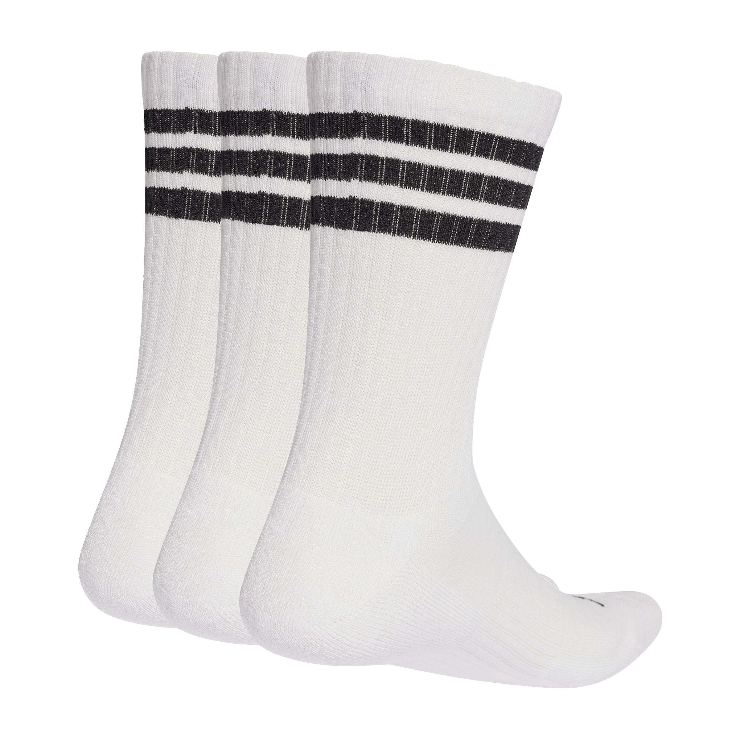 Unisex adidas (3pk) 3-Stripes Cushioned Sportwear Crew Socks
