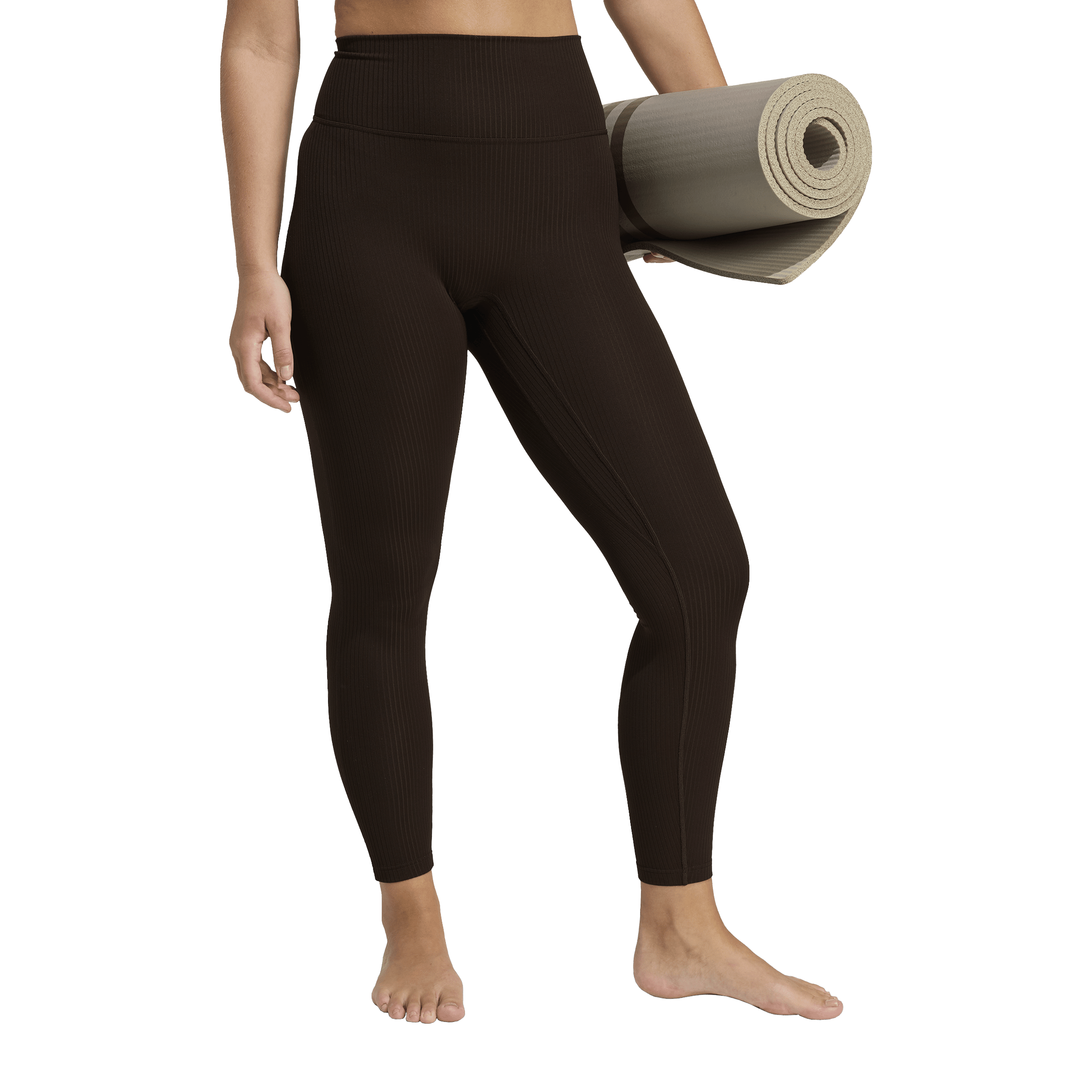Womens adidas All Me Rib (7/8 Length) Leggings