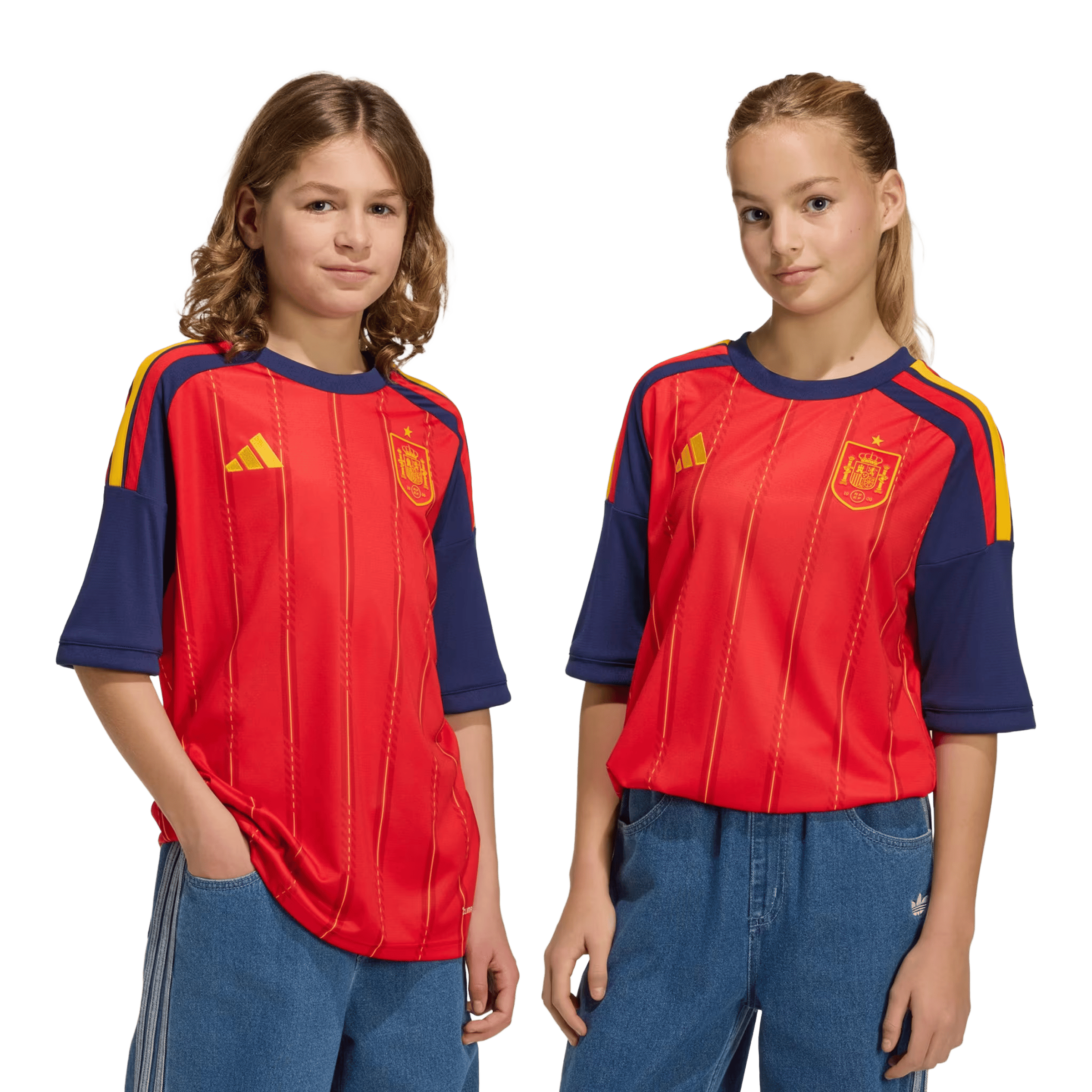 Kids adidas Spain 26 Home Football Jersey
