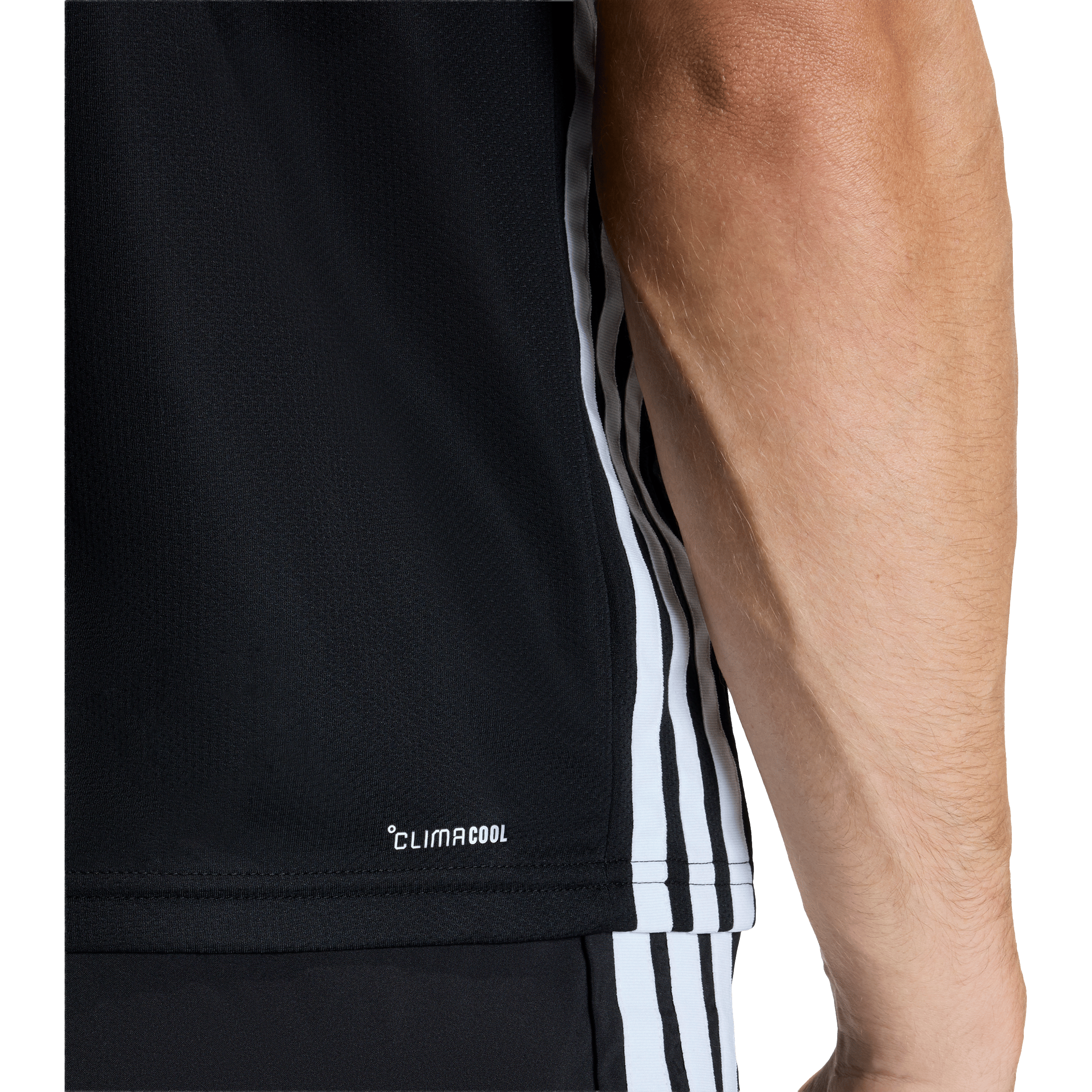 Mens adidas Workout Essentials Base 3-Stripes Tee