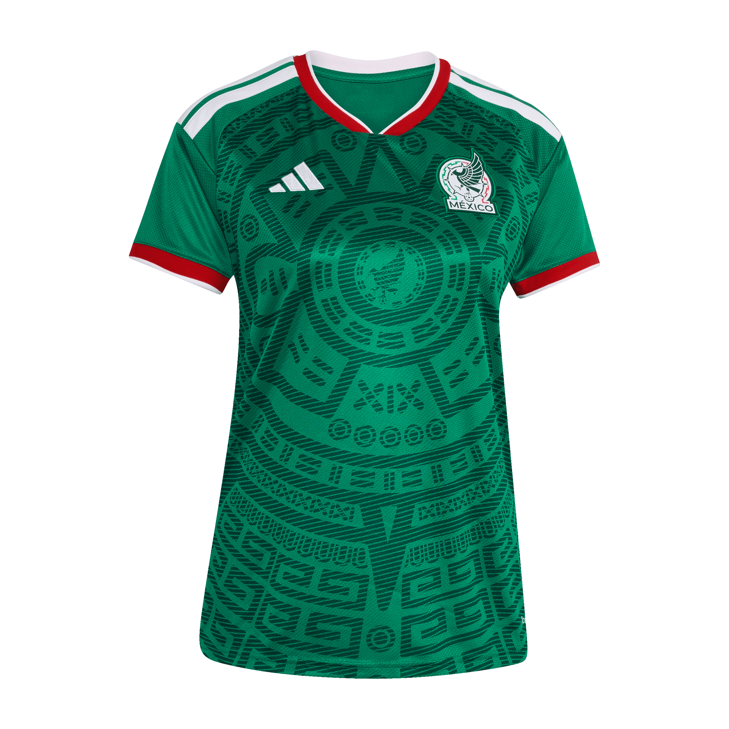 Womens adidas Mexico 26 Home Replica Football Jersey