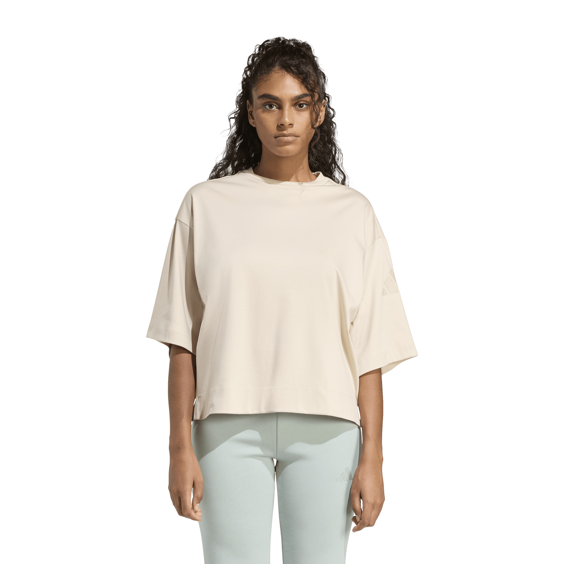 Womens adidas Soft Lux Loose Tee