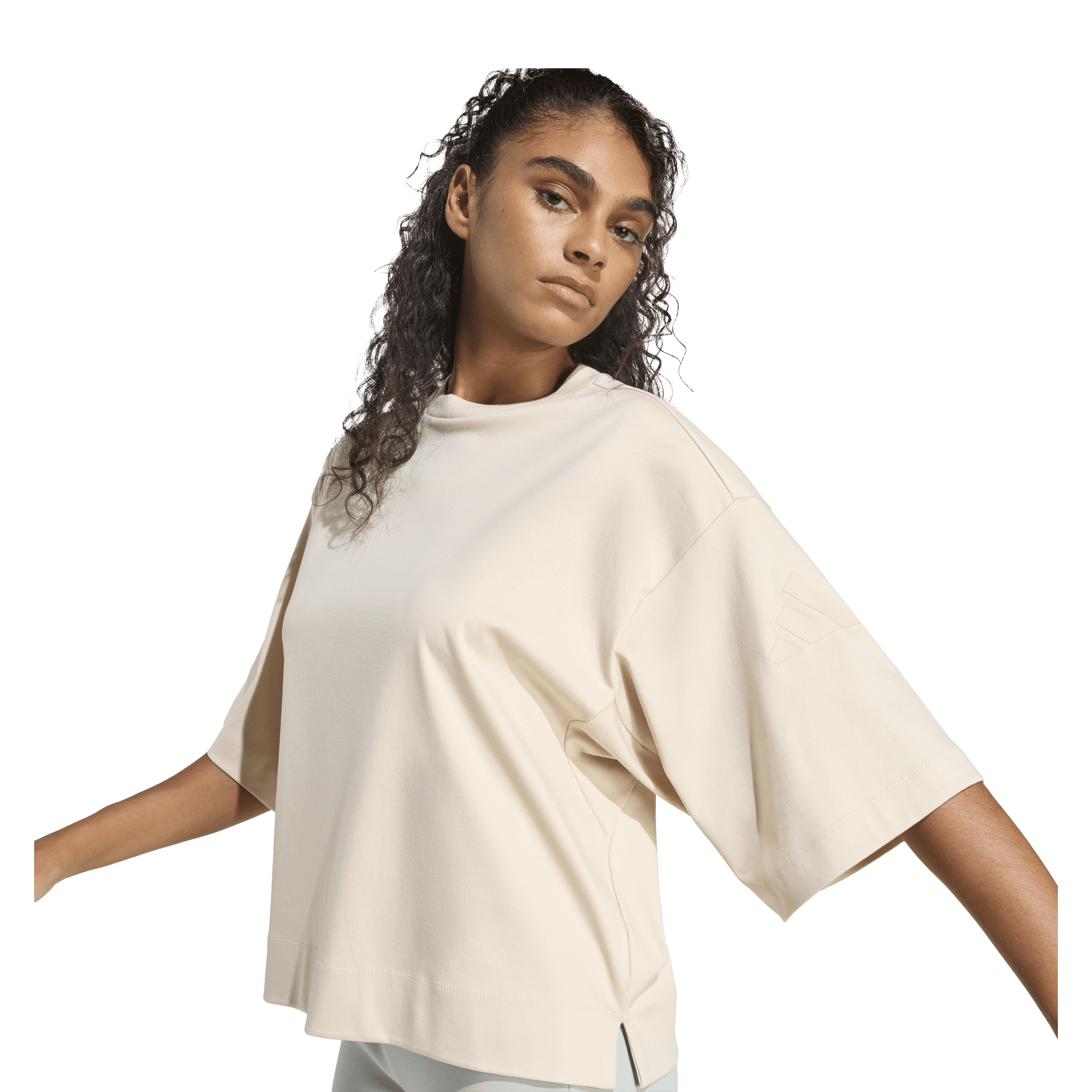 Womens adidas Soft Lux Loose Tee
