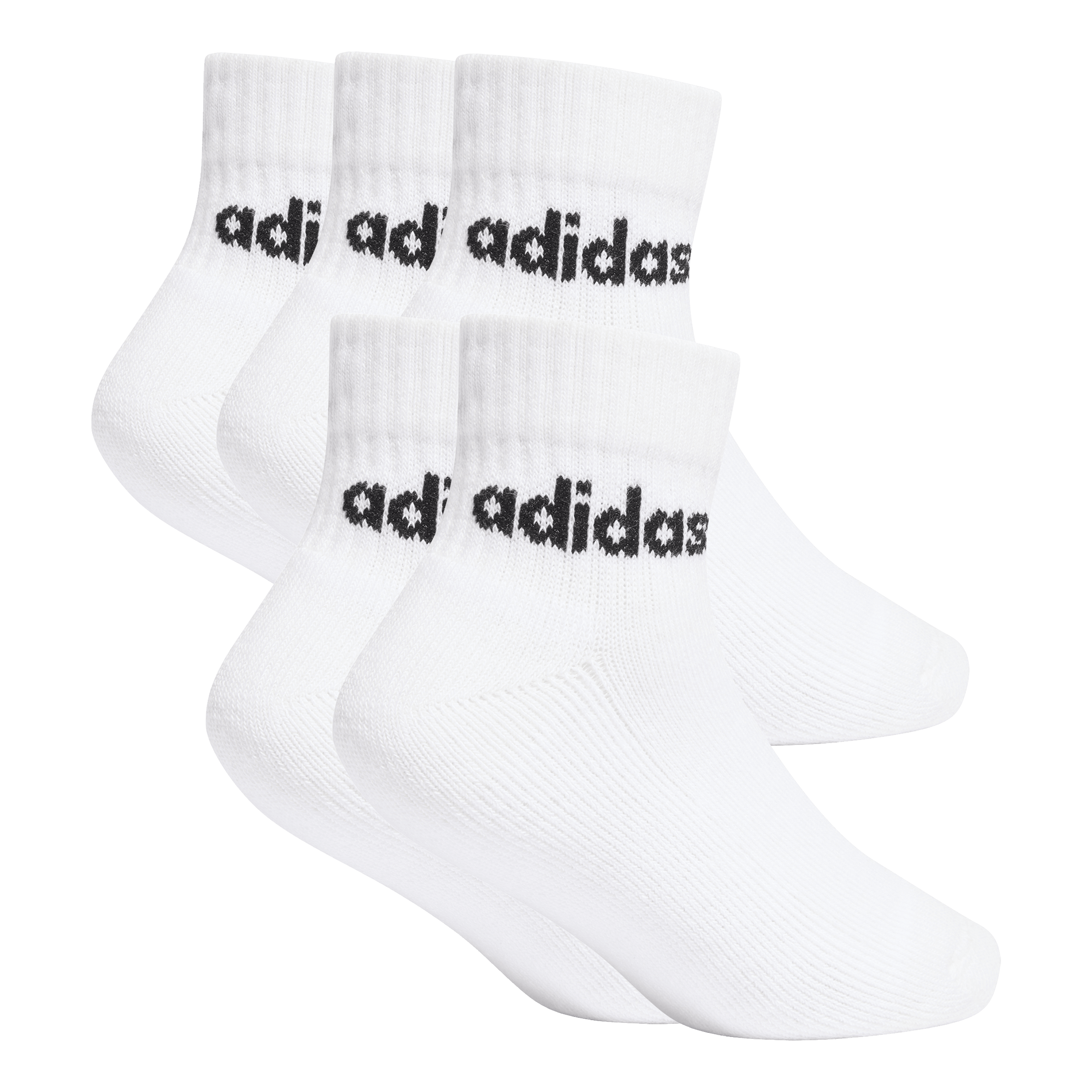 Kids adidas (5pk) Linear Ankle Socks
