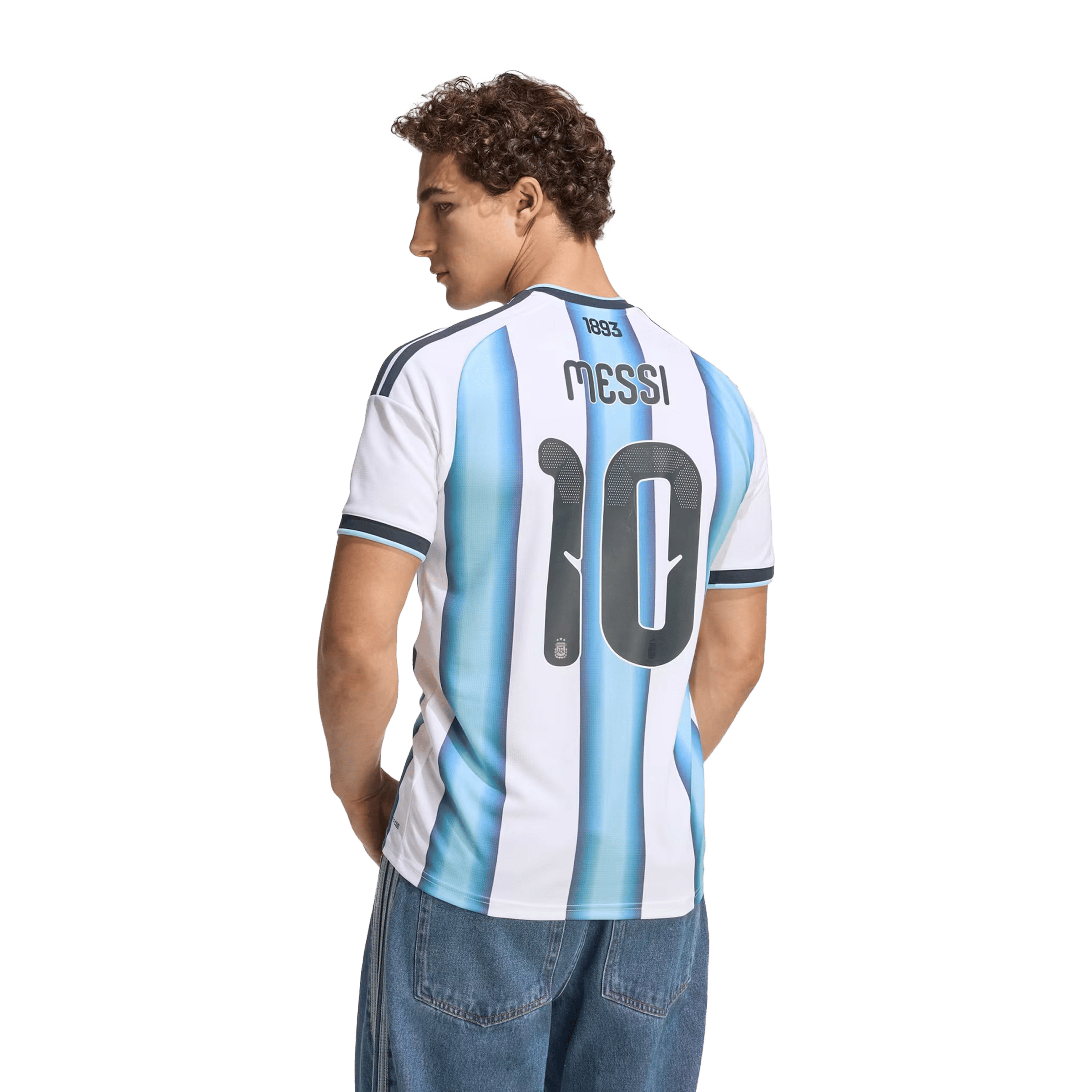 Mens adidas Argentina 26 Home 'Messi' Replica Football Jersey