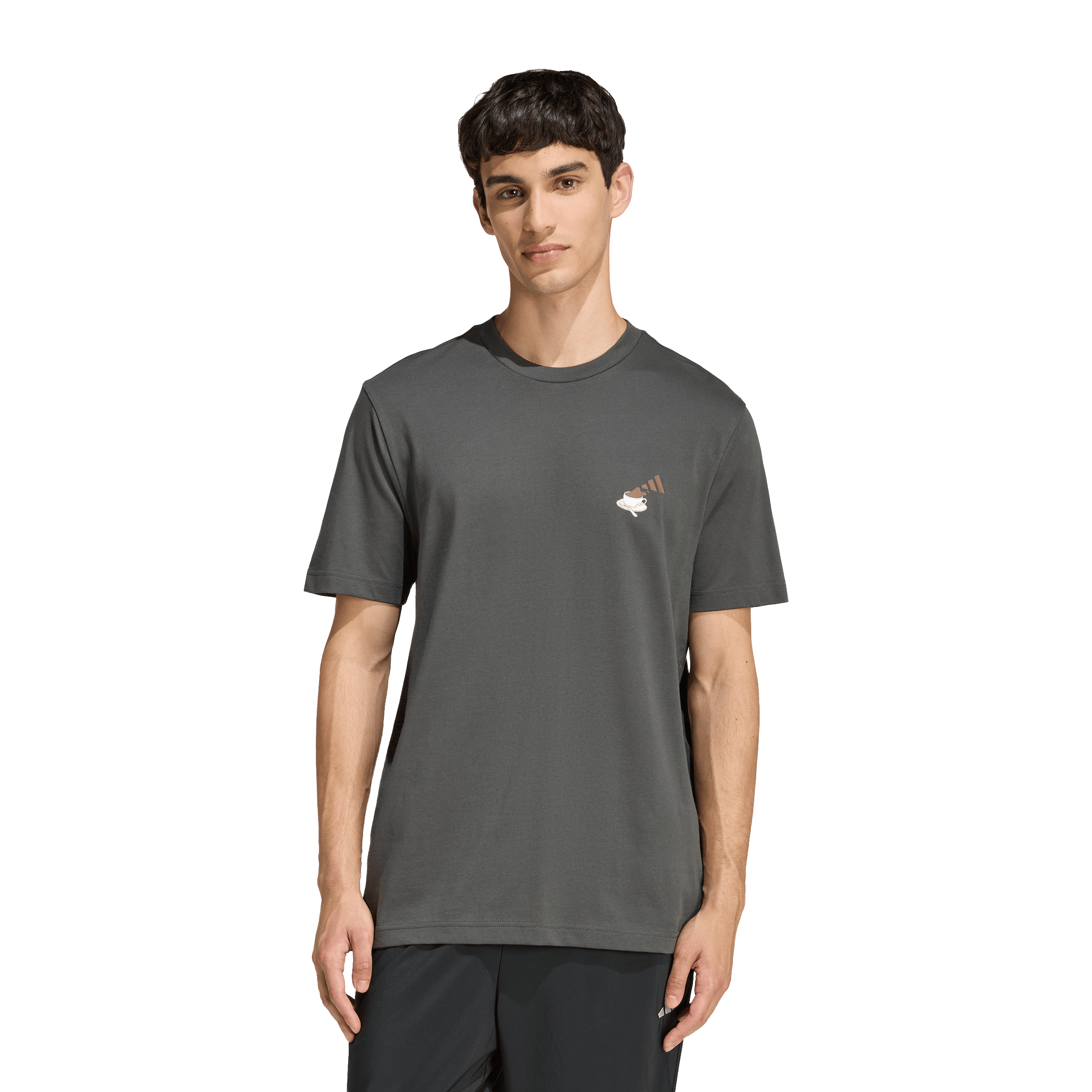 Mens adidas Coffee Cafe Cheesecake Graphic Tee