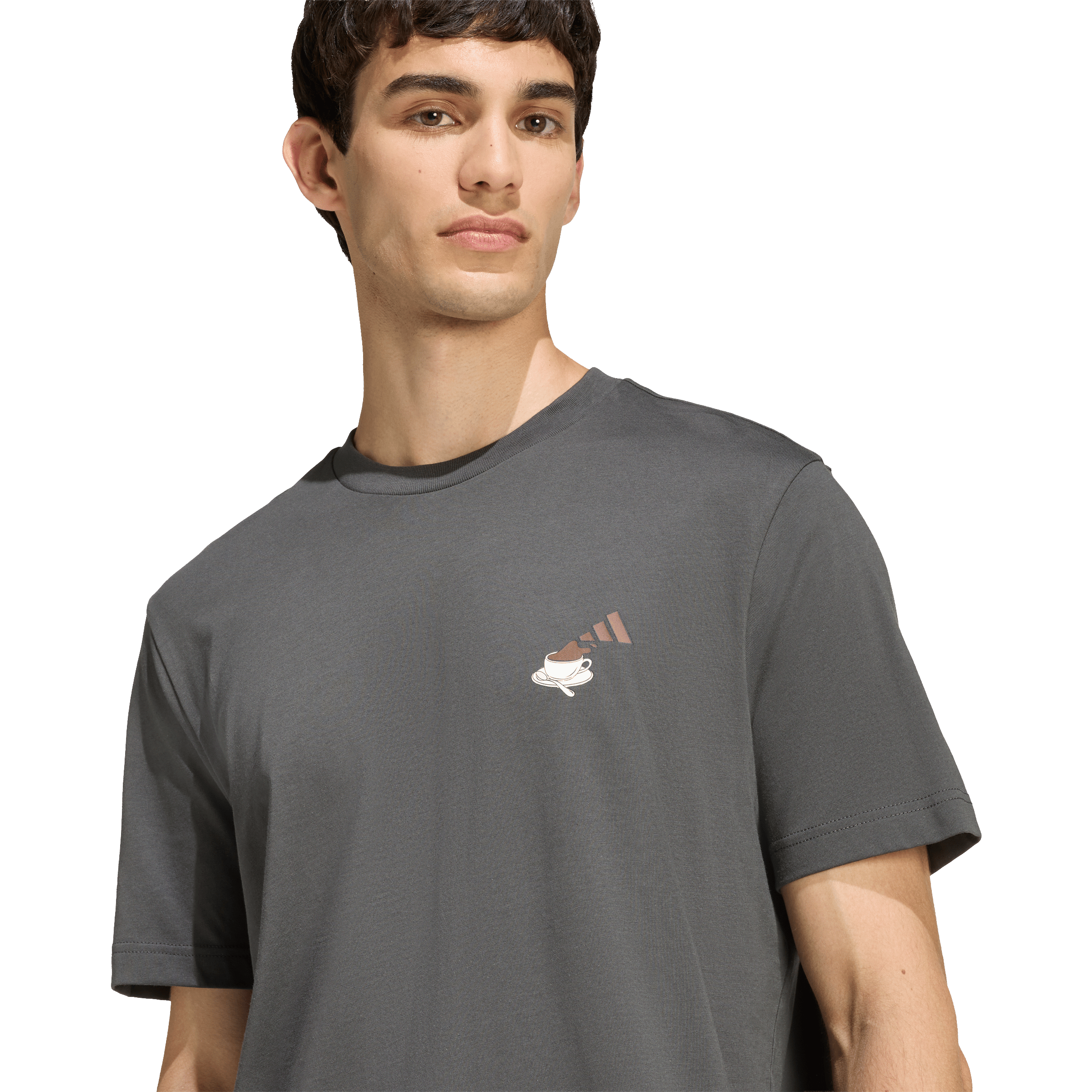 Mens adidas Coffee Cafe Cheesecake Graphic Tee