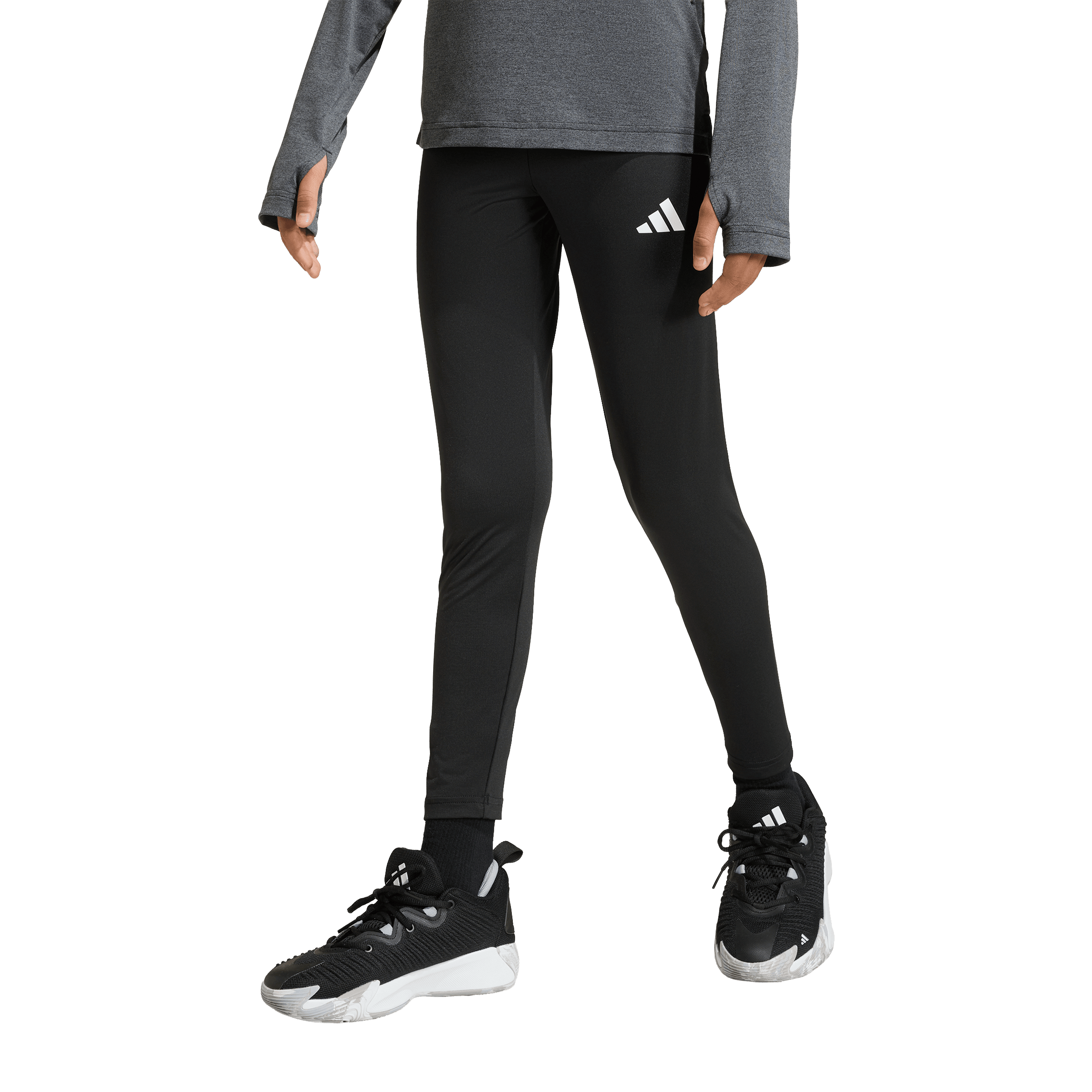 Kids adidas Train Essentials 3 Stripes Leggings