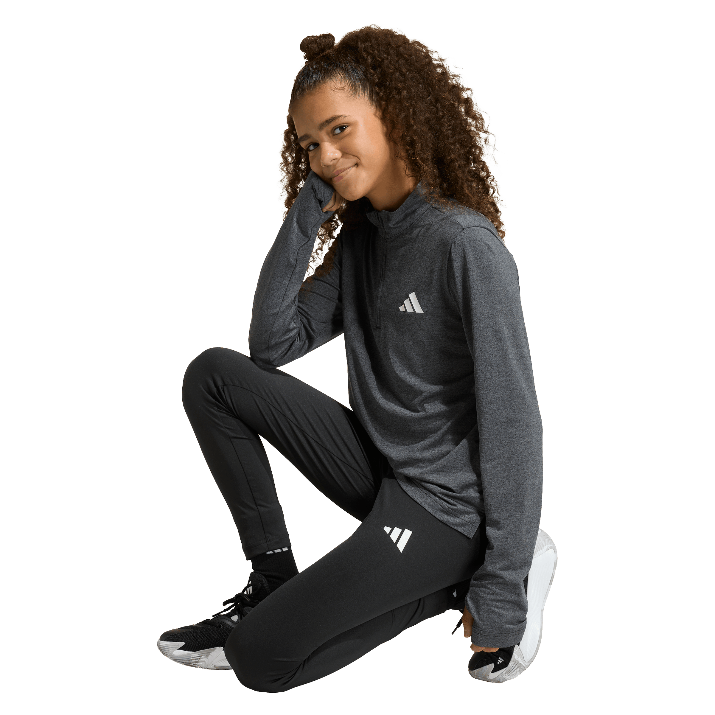 Kids adidas Train Essentials 3 Stripes Leggings
