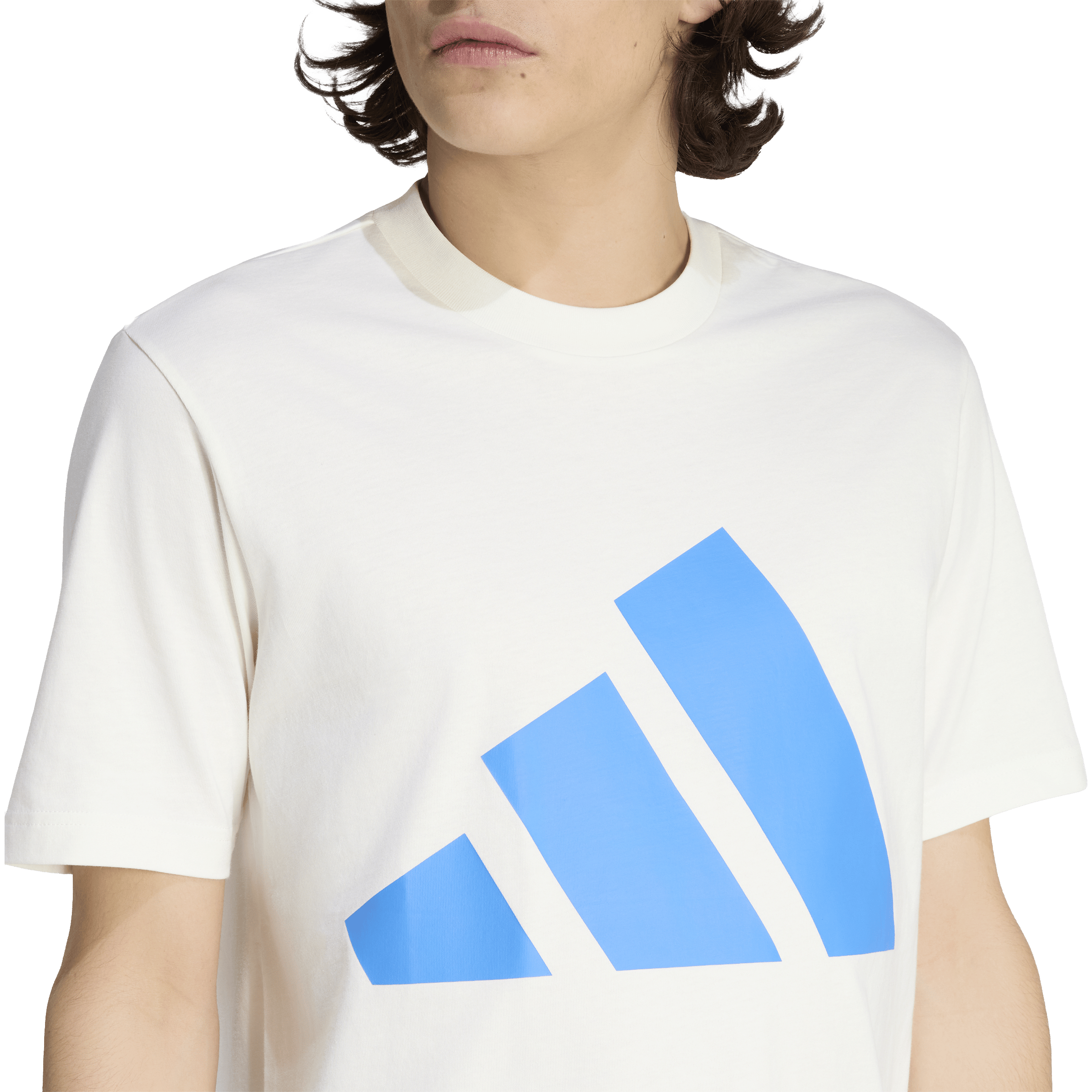 Mens adidas Essentials Single Jersey Big Logo Tee