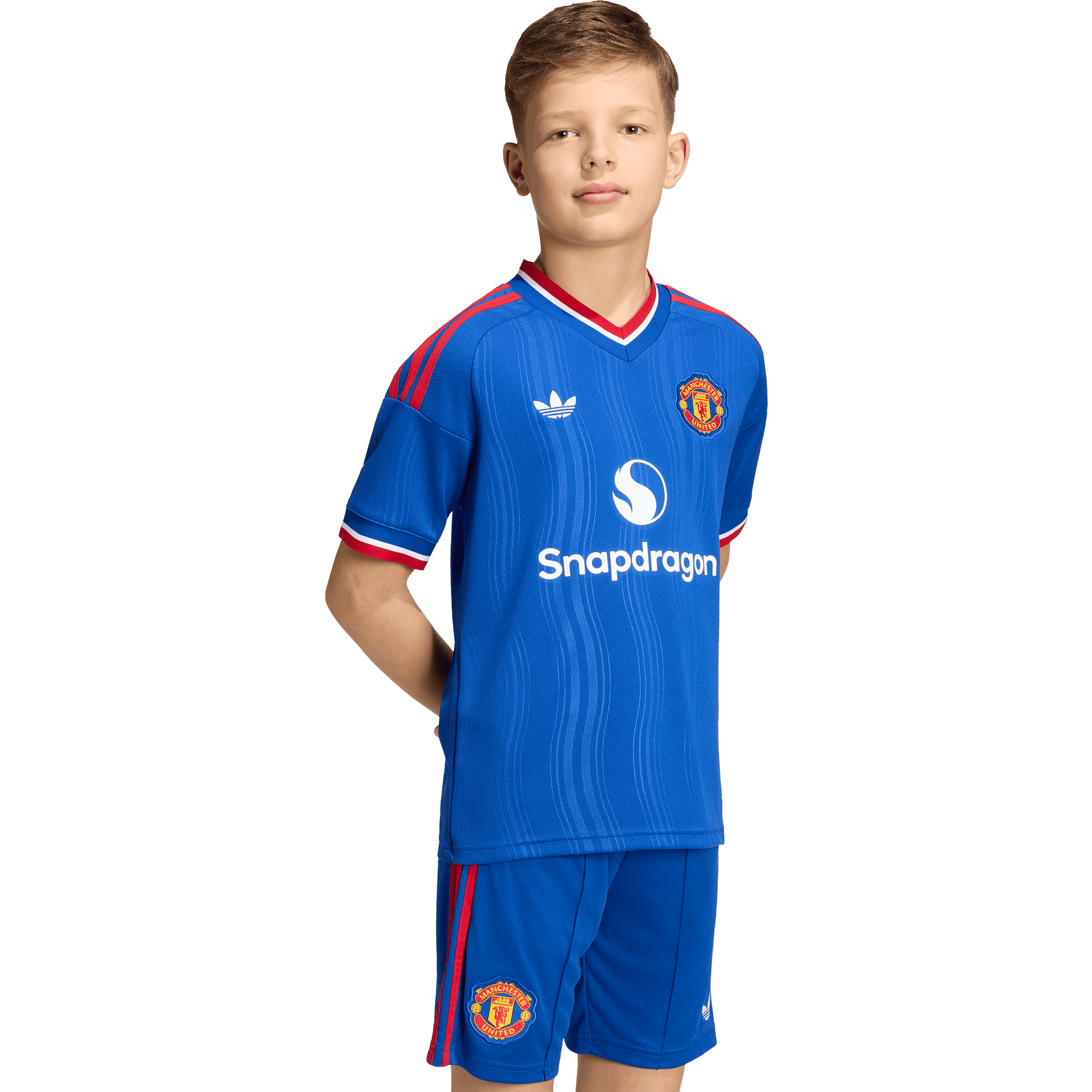 Kids adidas Manchester United 26/27 Away Football Jersey