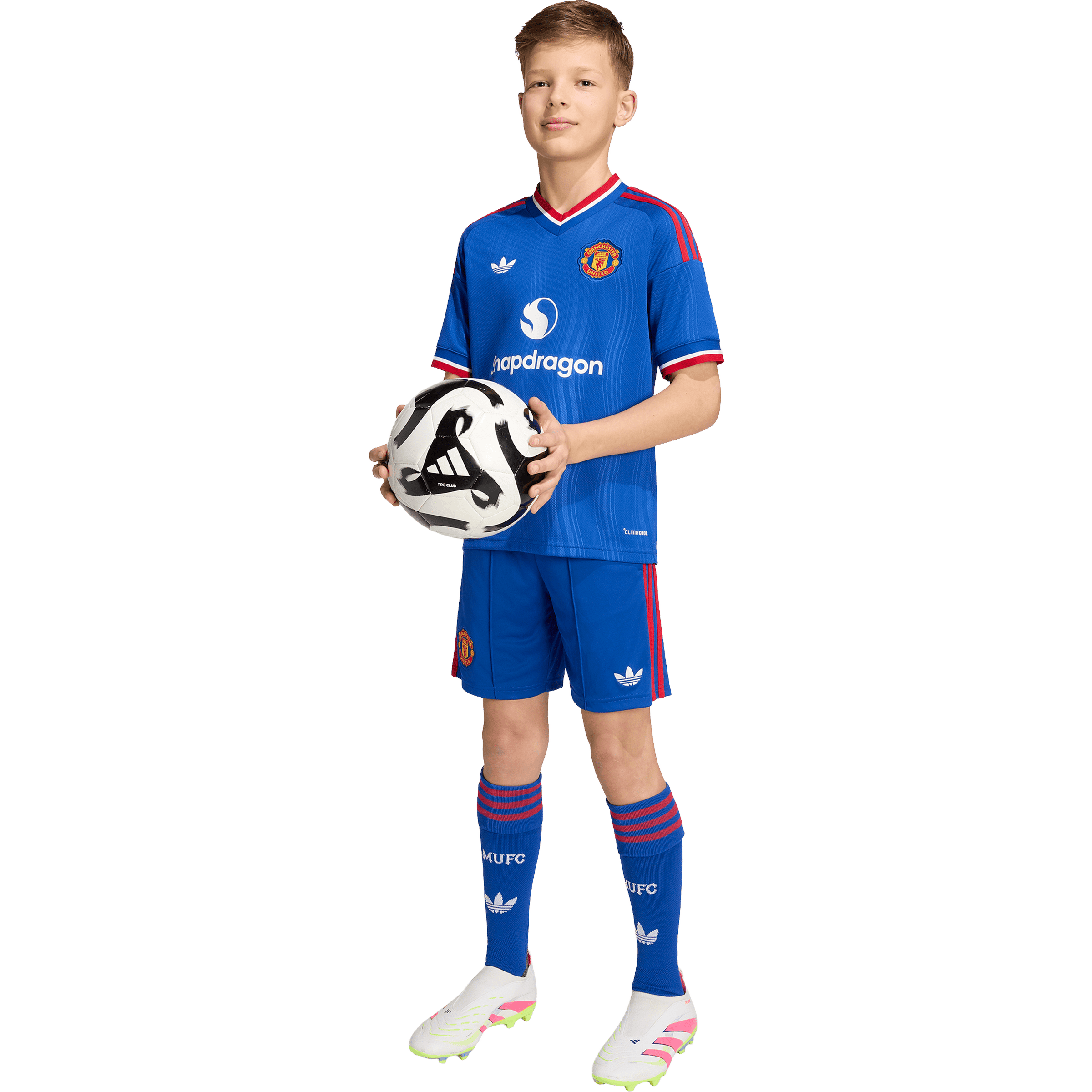 Kids adidas Manchester United 26/27 Away Football Jersey