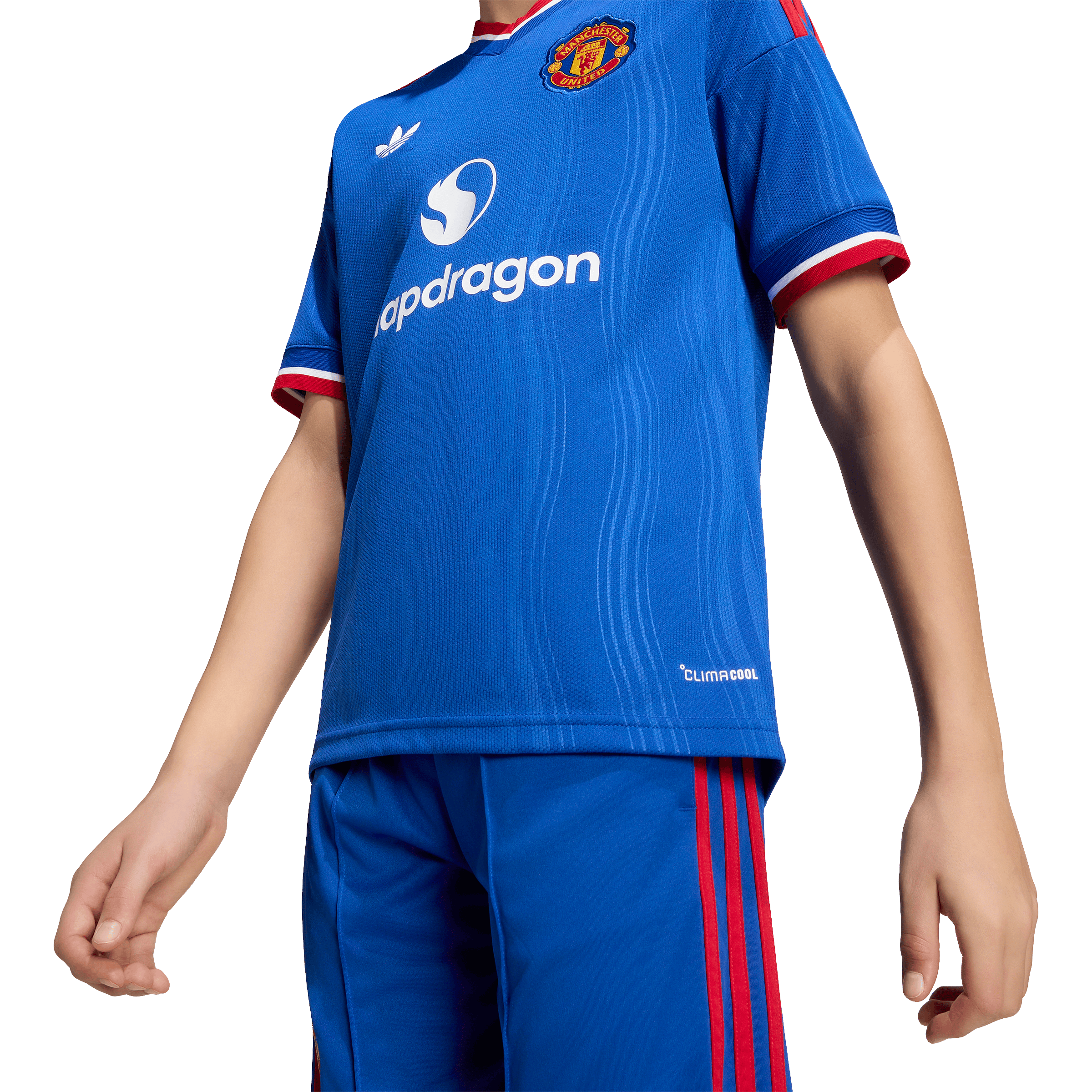 Kids adidas Manchester United 26/27 Away Football Jersey