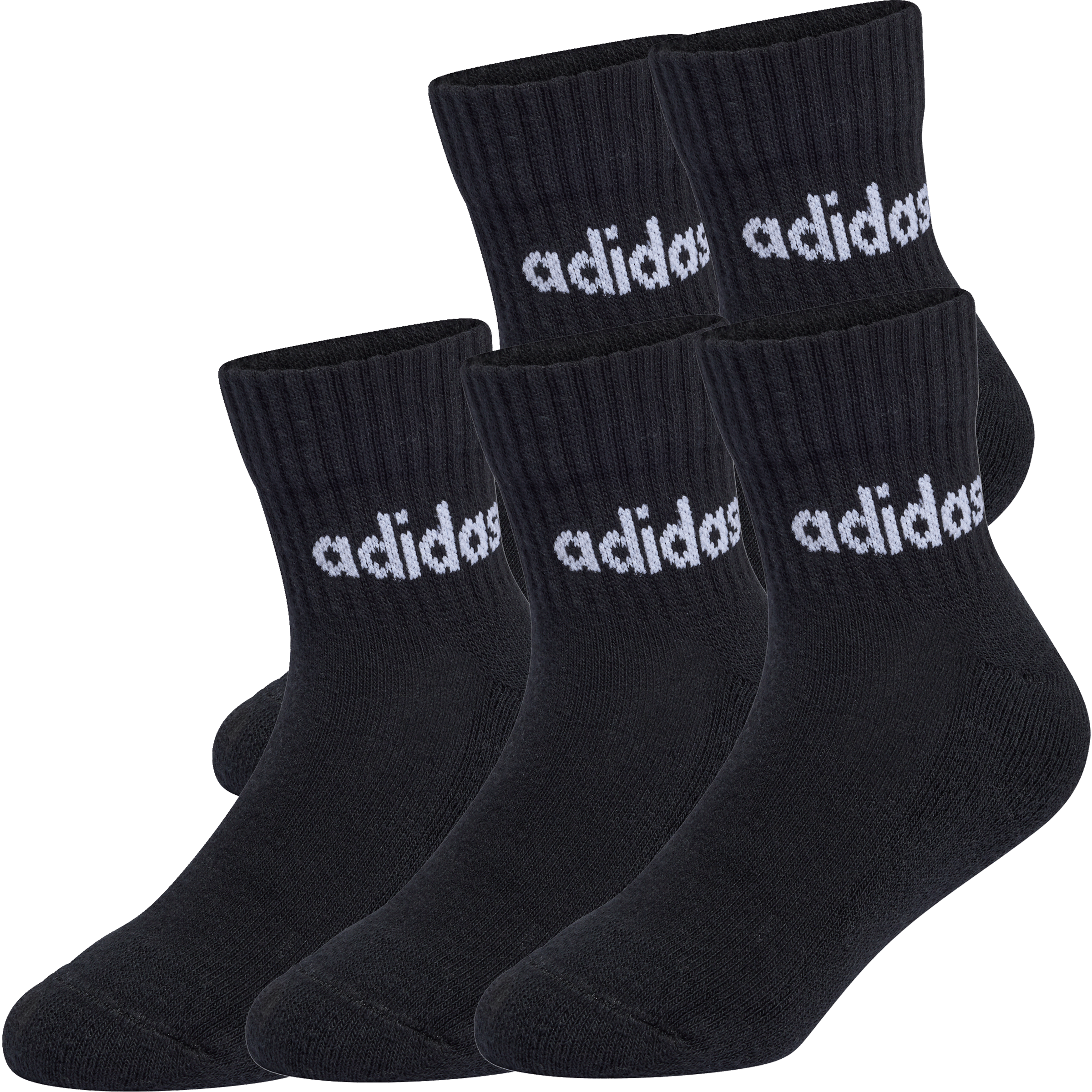 Kids adidas (5pk) Linear Ankle Socks