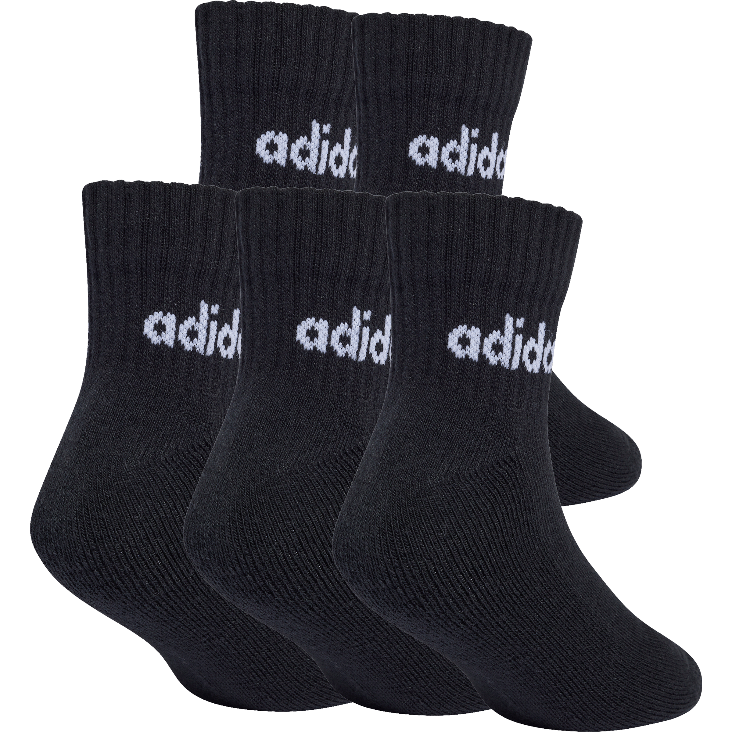 Kids adidas (5pk) Linear Ankle Socks