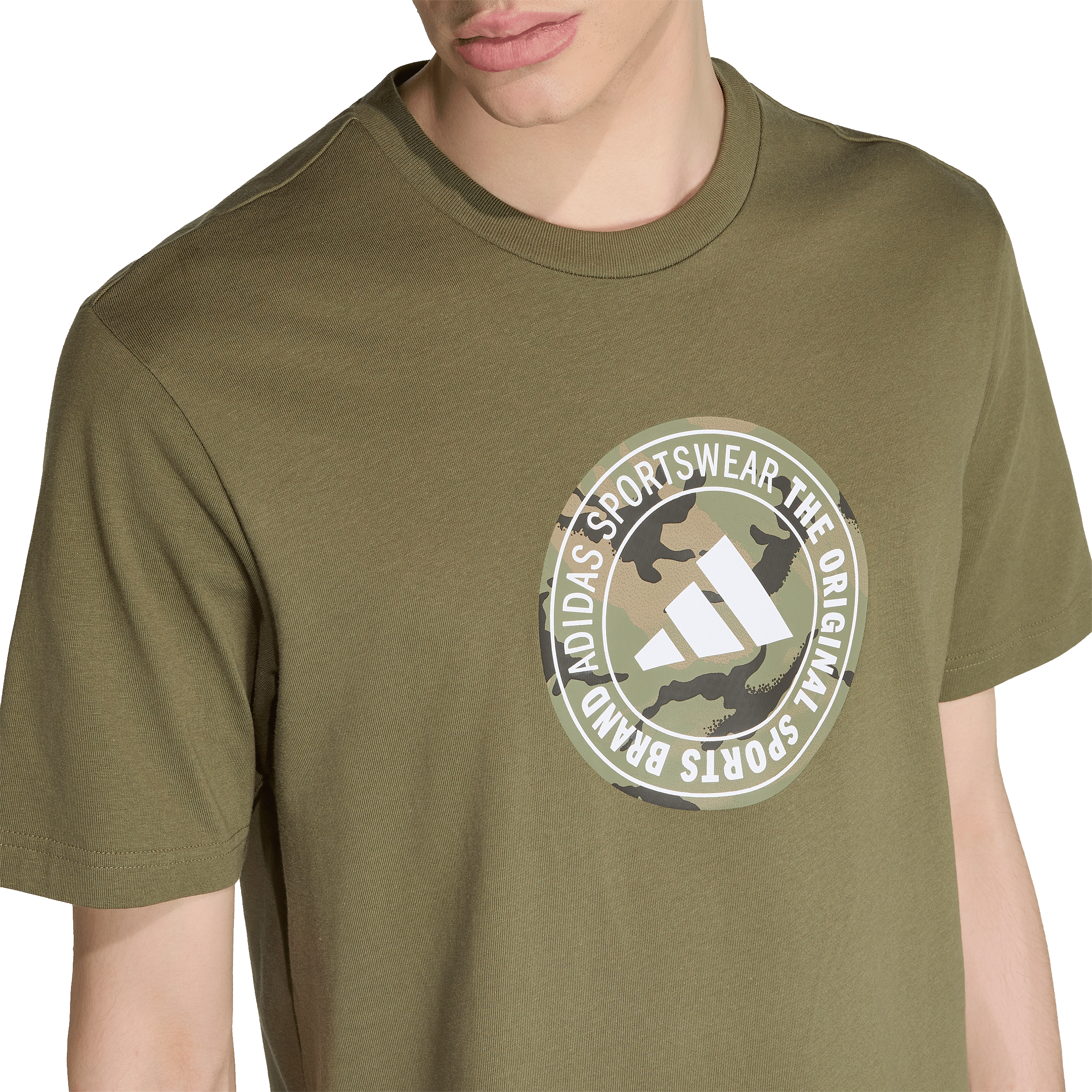 Mens adidas Camo Circle Graphic Tee