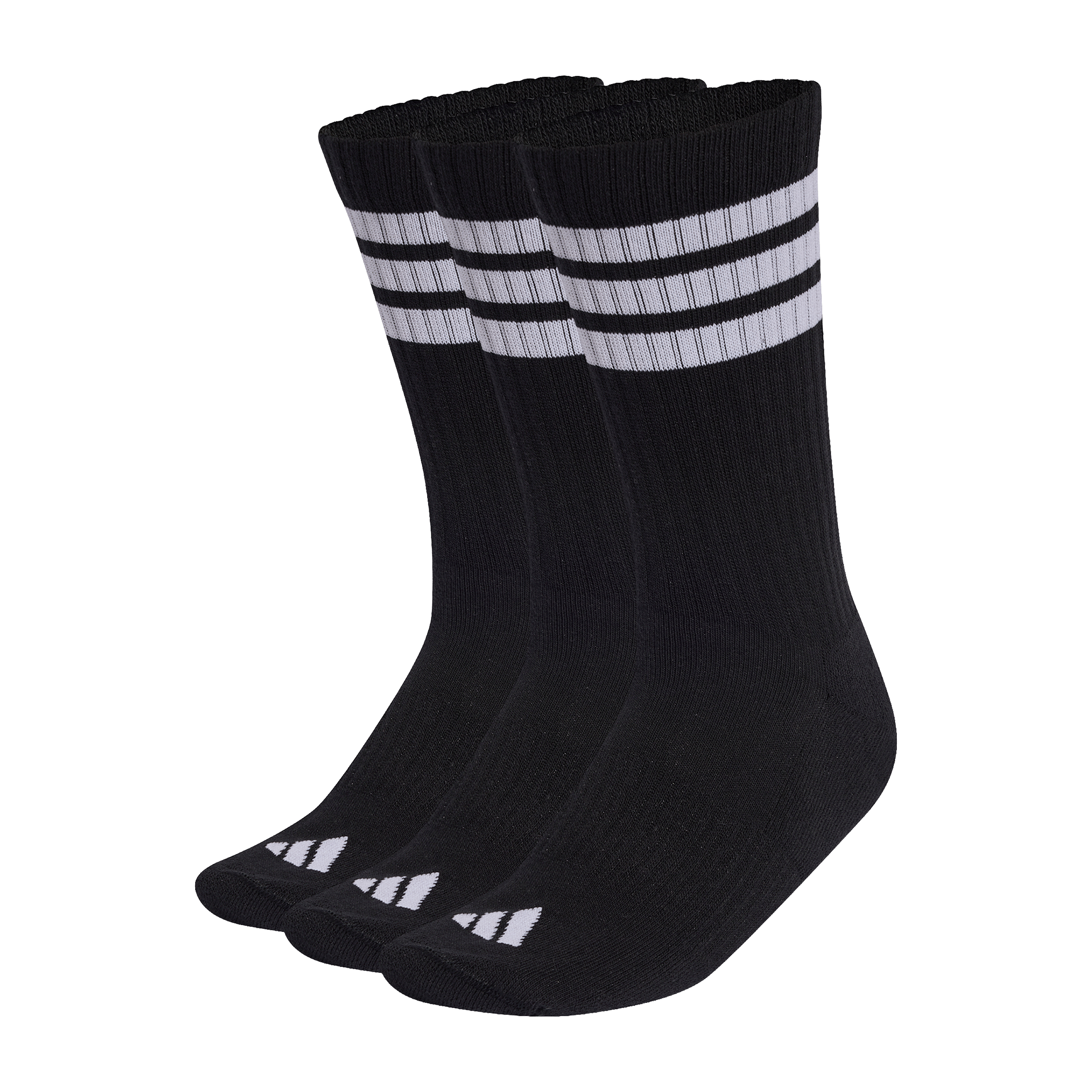 Unisex adidas (3pk) 3-Stripes Cushioned Sportwear Crew Socks