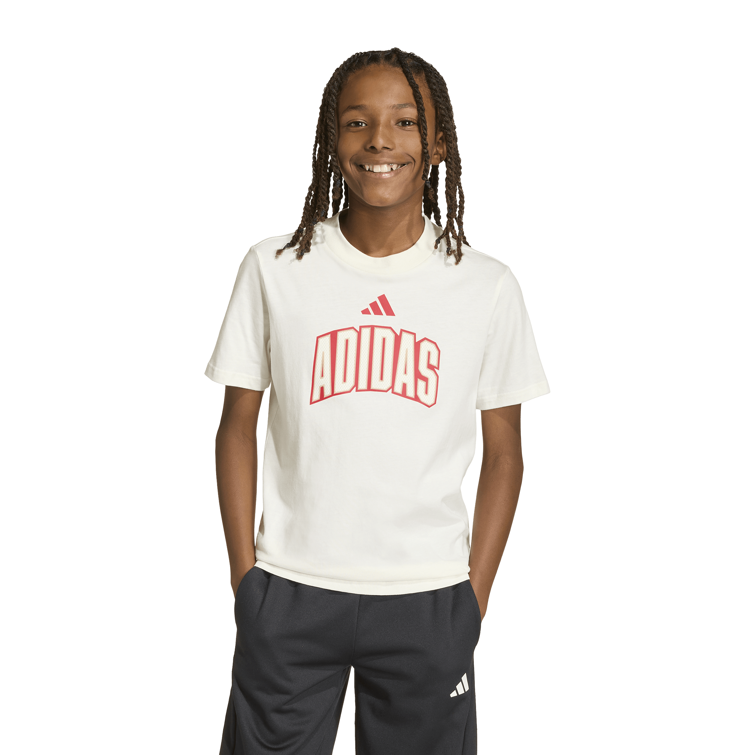 Kids adidas Stadium Lettering Tee