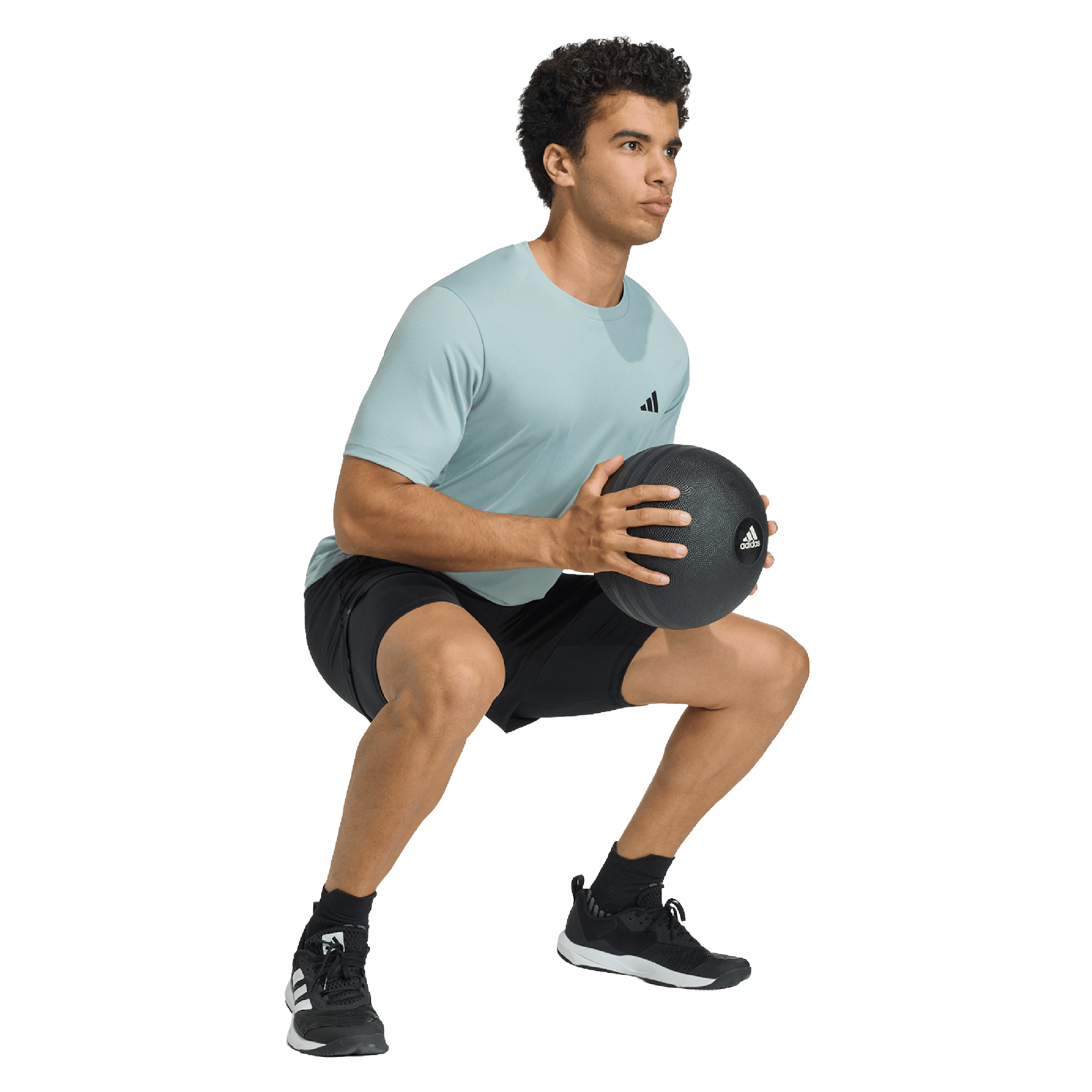 Mens adidas Workout Essentials Base Tee
