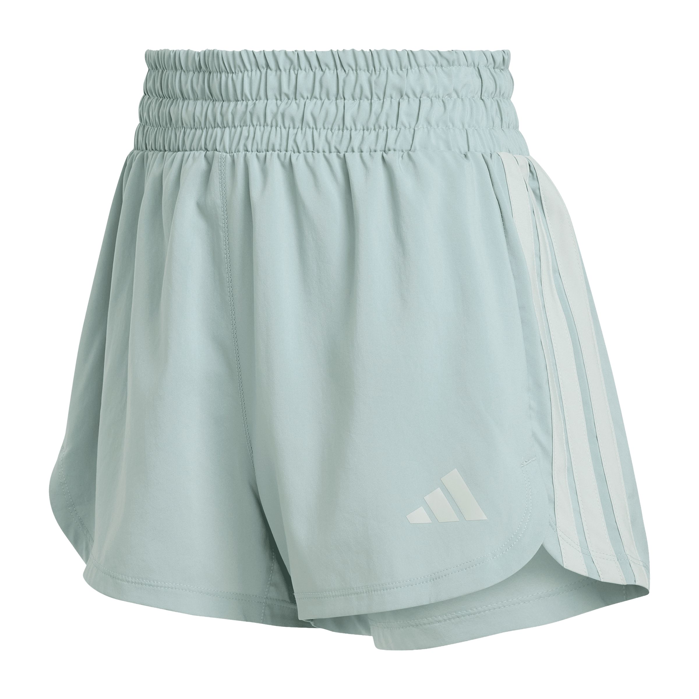 Womens adidas Pacer Workout High-Waisted Mesh Shorts