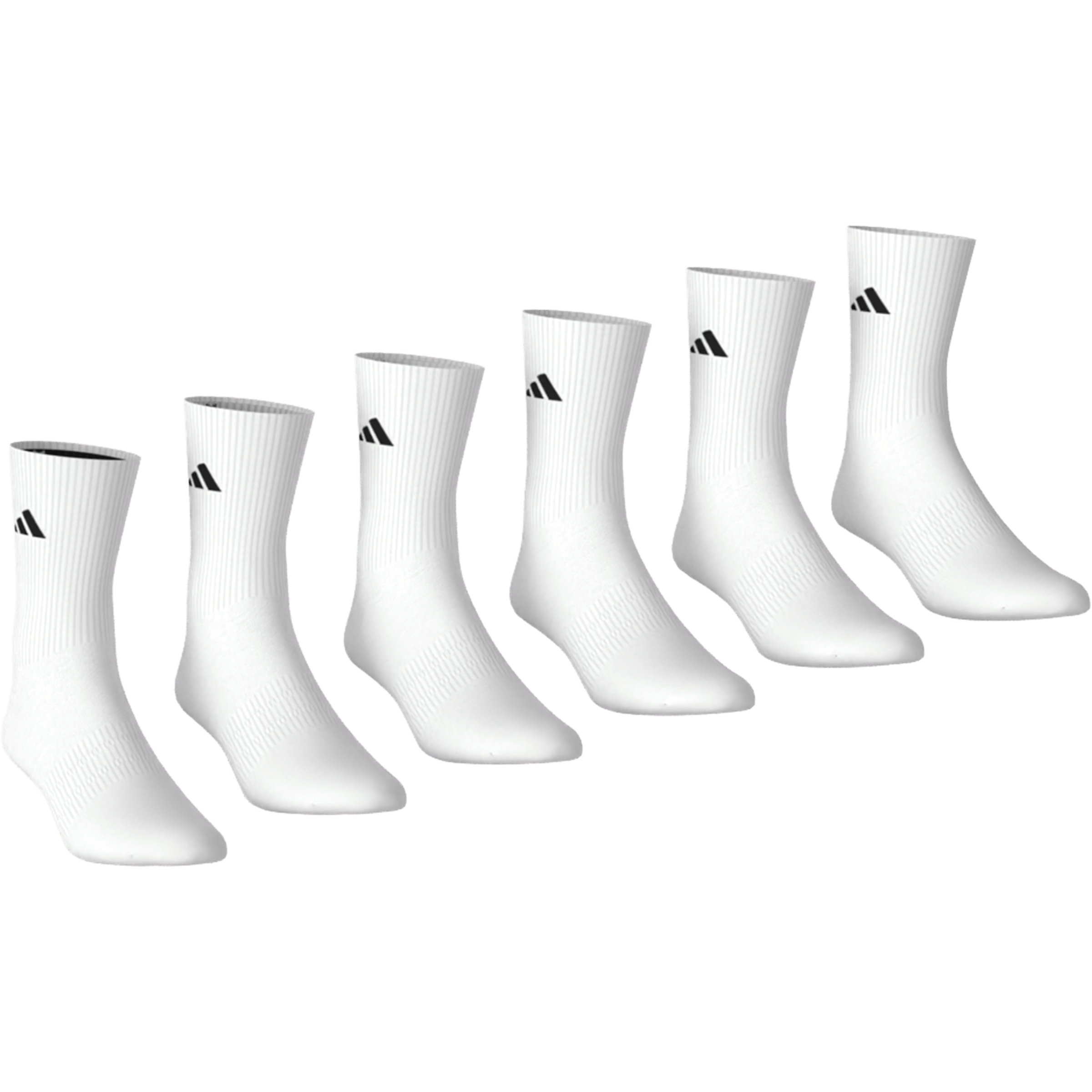 Unisex adidas (6pk) Cushioned Essentials Crew Socks