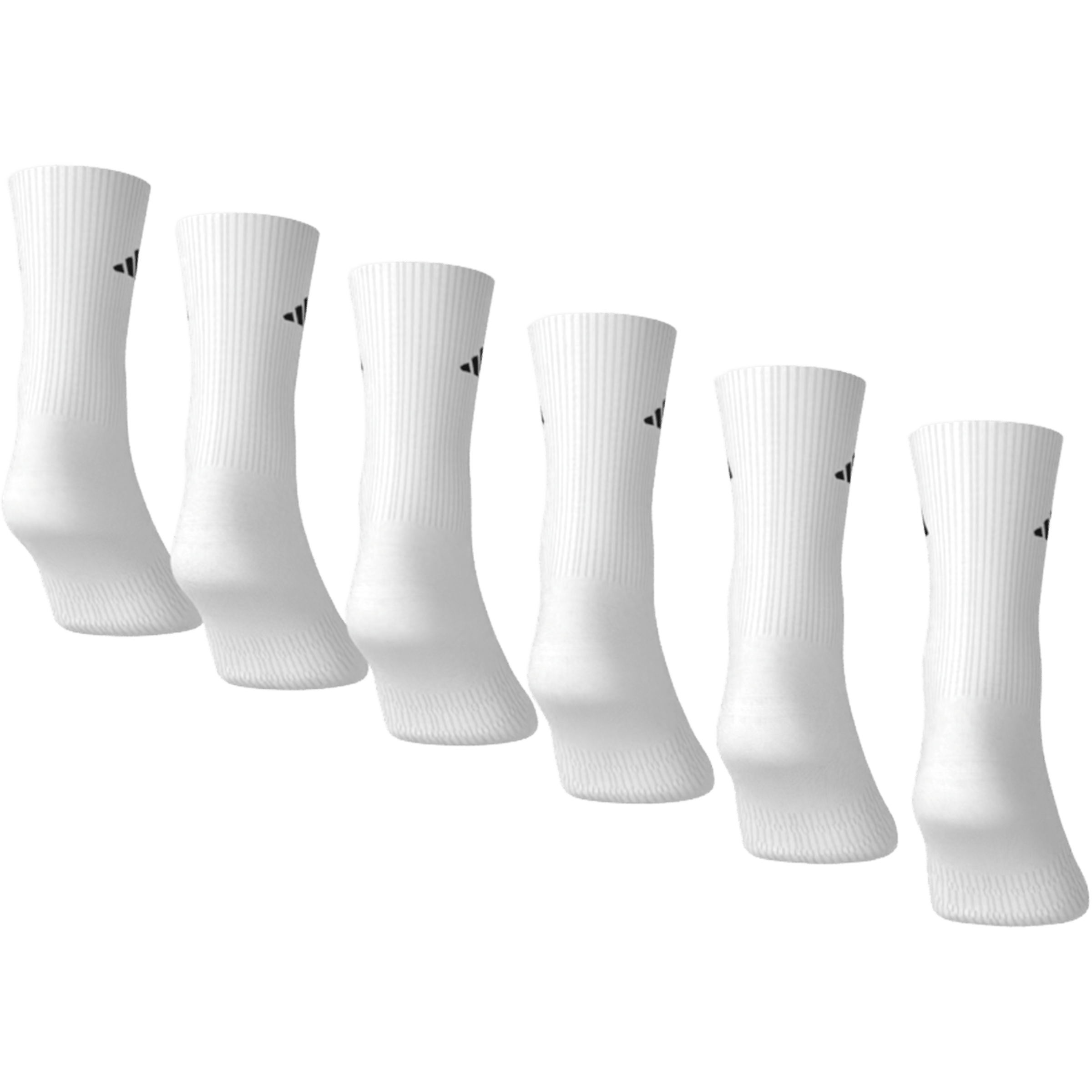 Unisex adidas (6pk) Cushioned Essentials Crew Socks