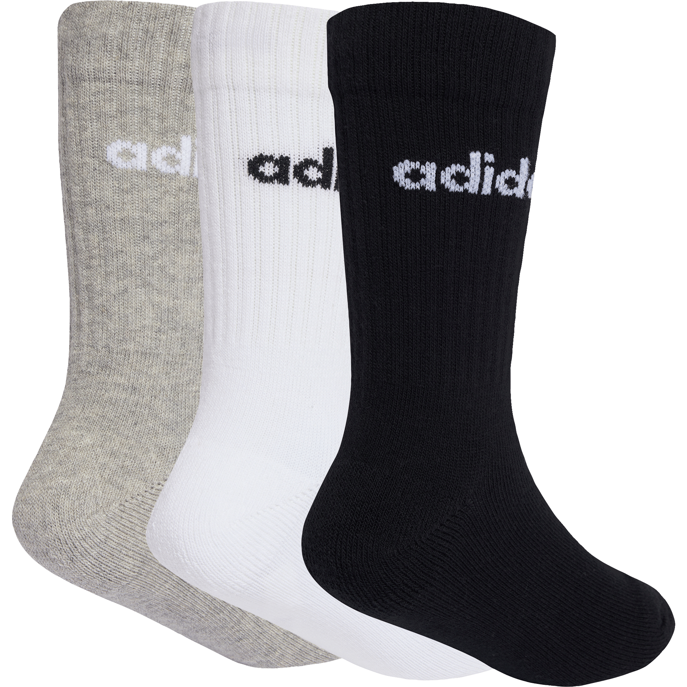 Kids adidas (3pk) Linear Crew Socks