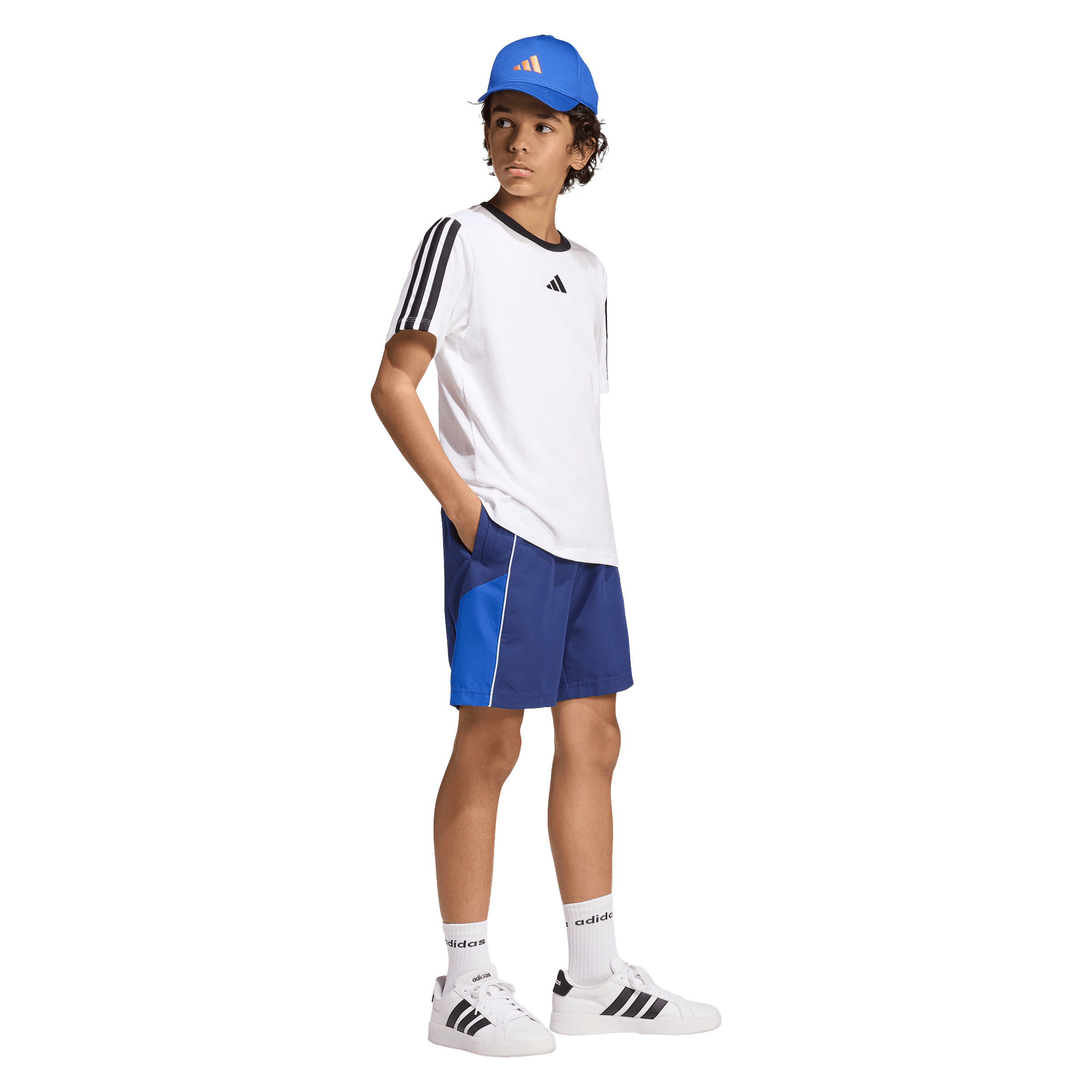 Kids adidas Colourblock Woven Shorts