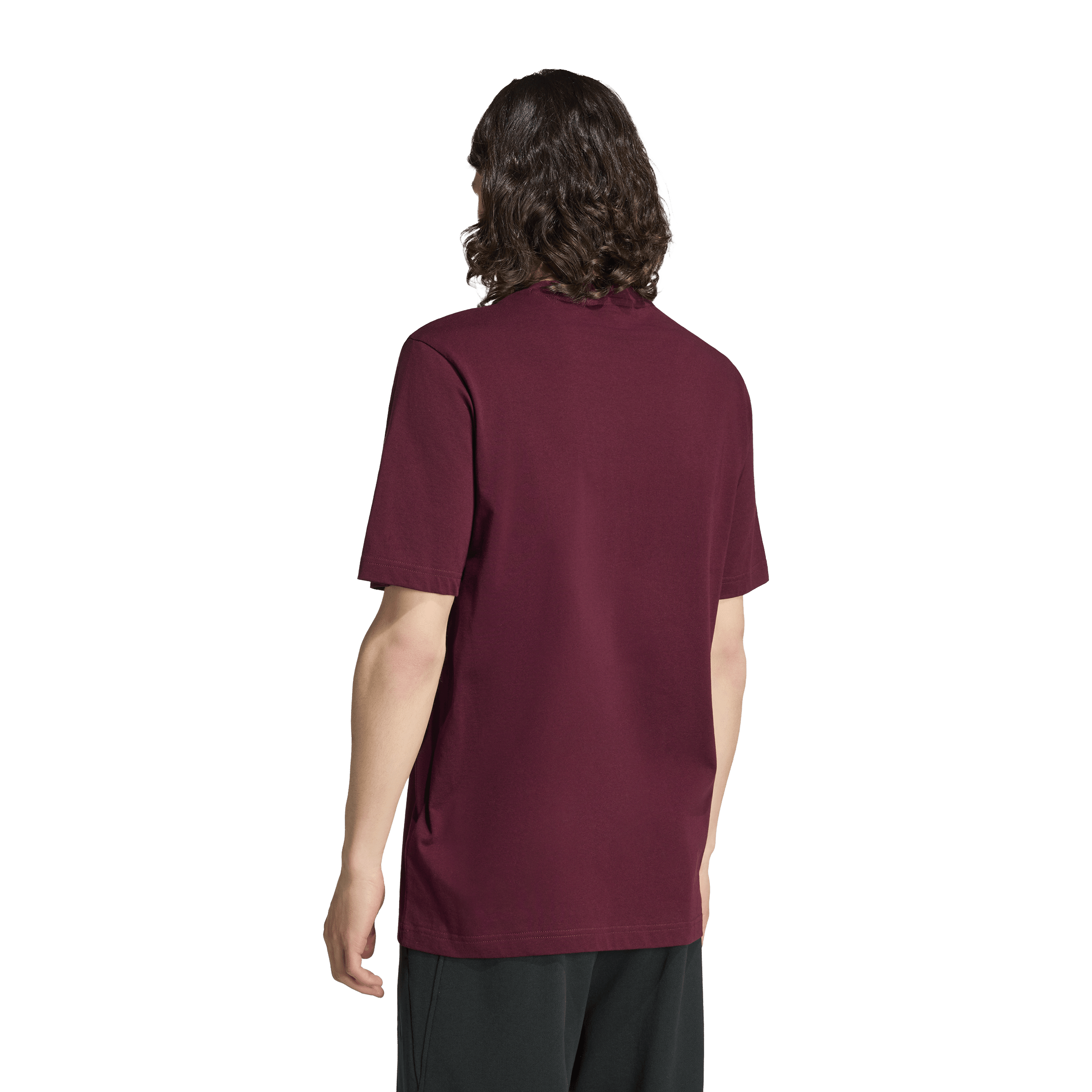 Mens adidas Essentials Small Logo Single Jersey Tee