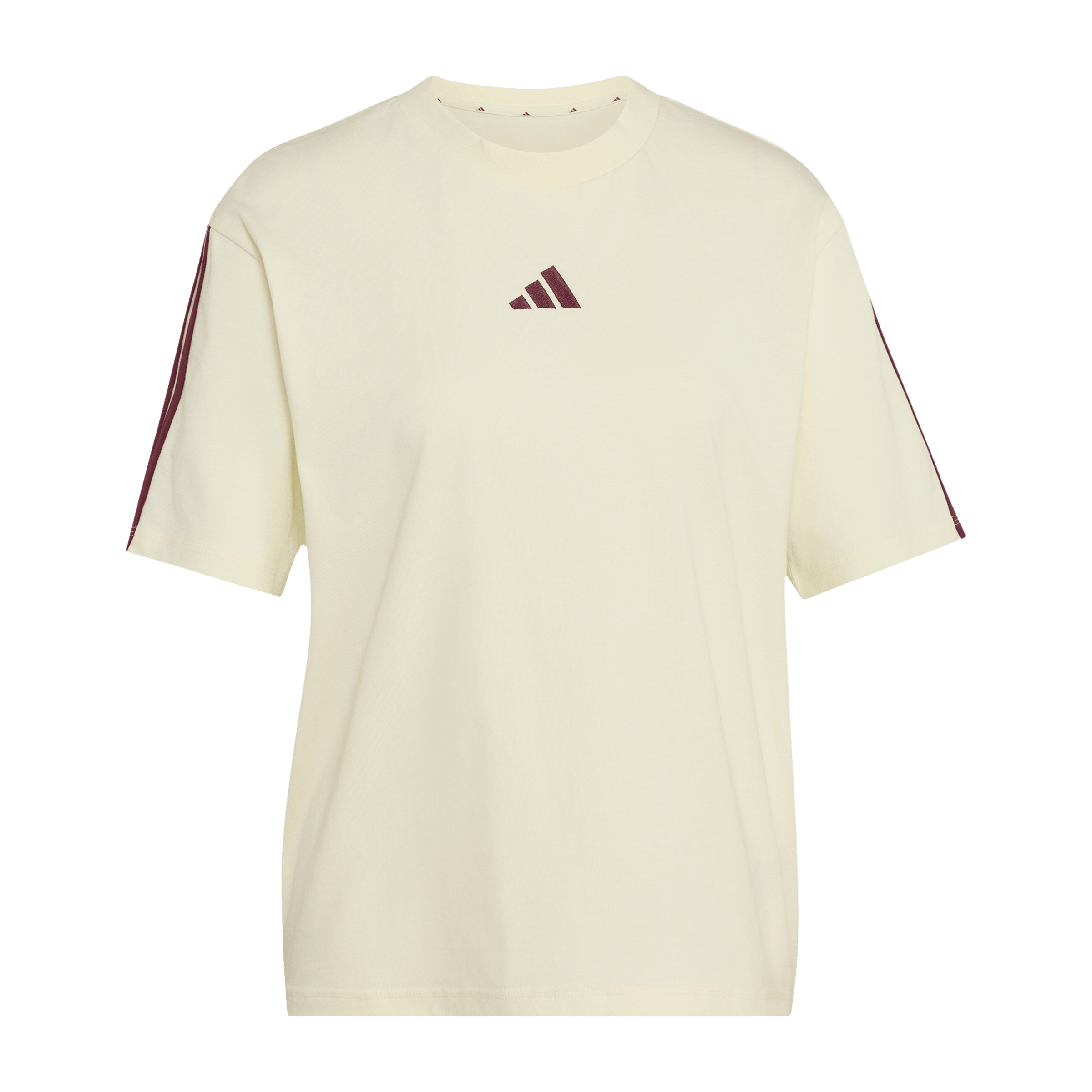 Womens adidas Essentials 3-Stripes Boyfriend Tee