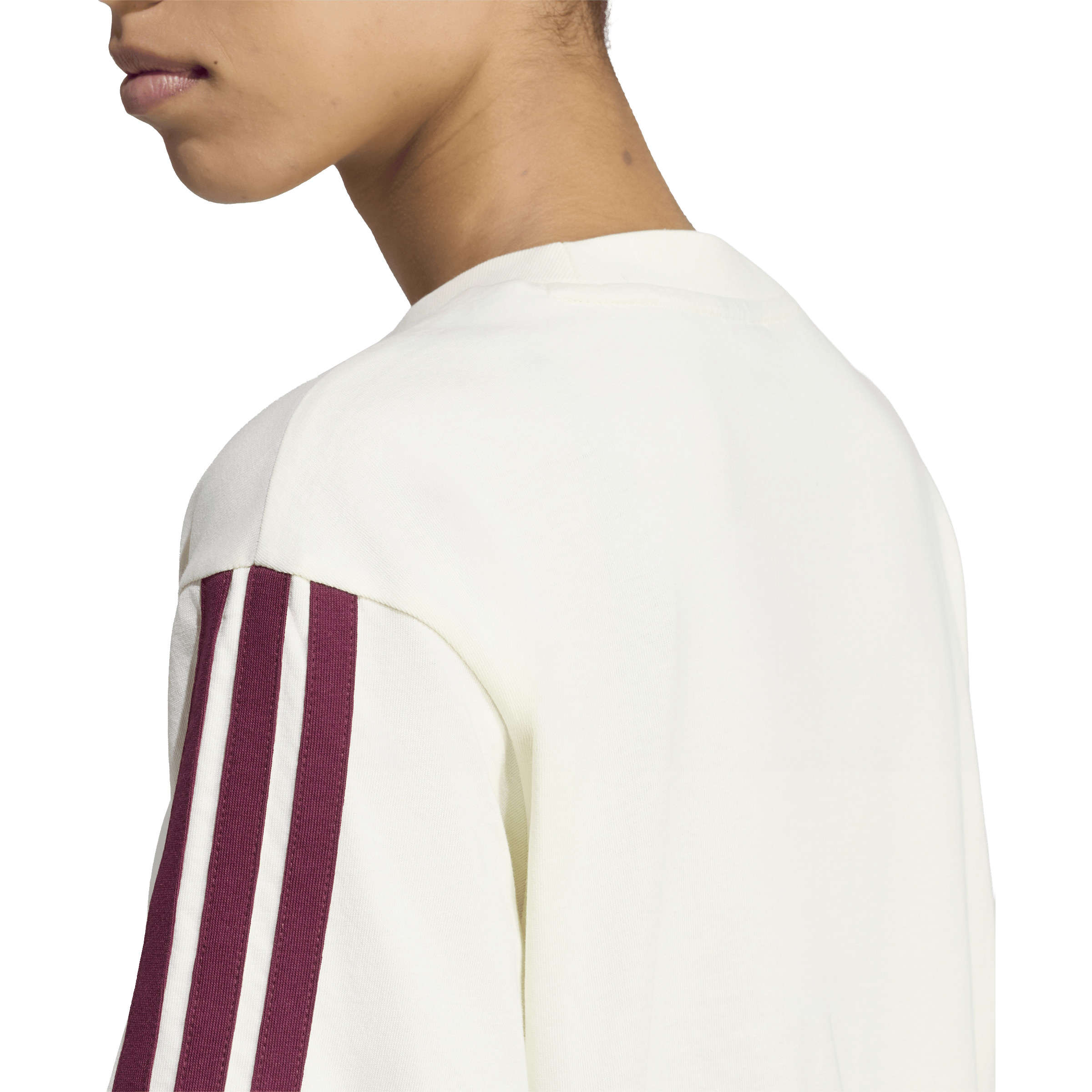 Womens adidas Essentials 3-Stripes Boyfriend Tee