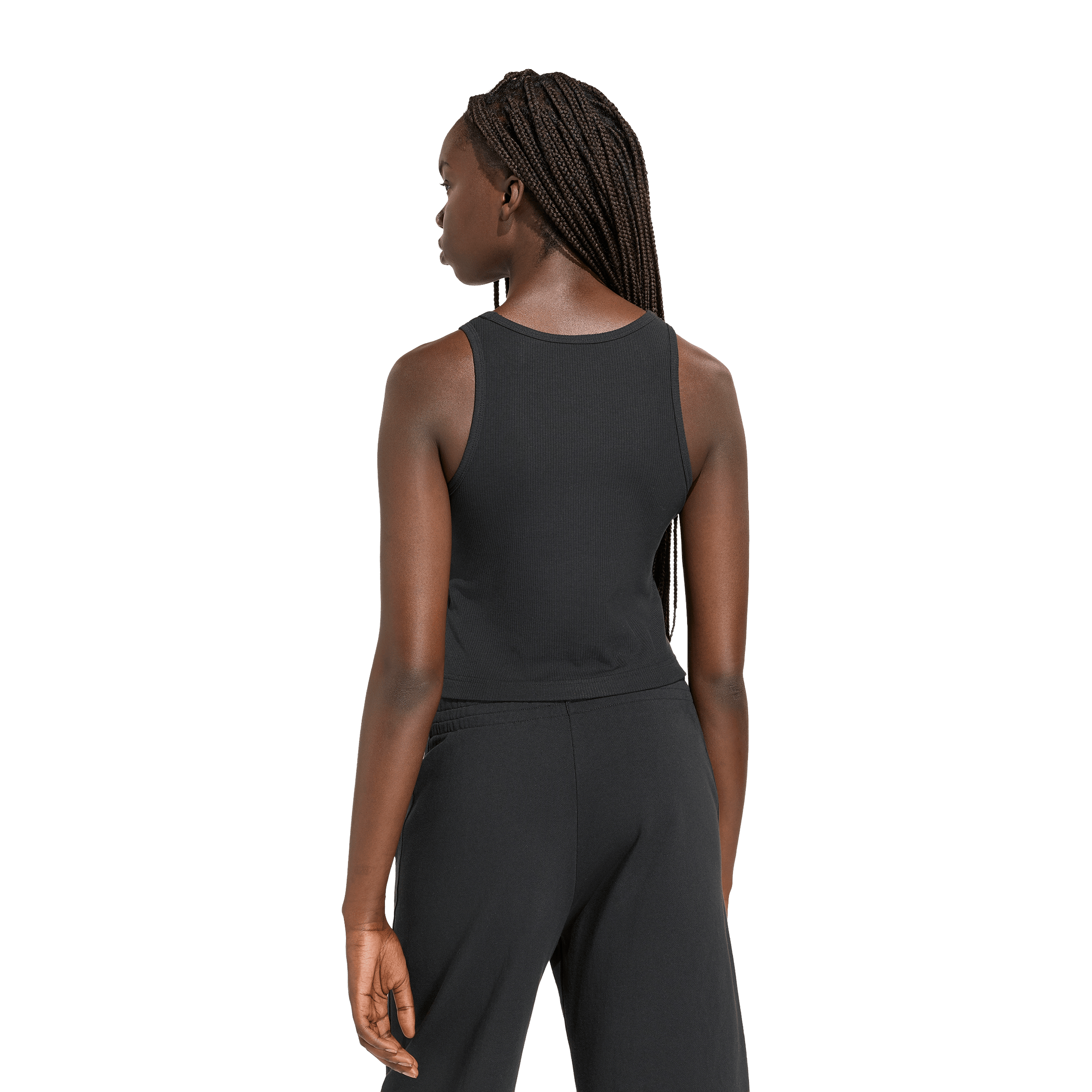 Womens adidas KIT Small Logo Rib Tank Top