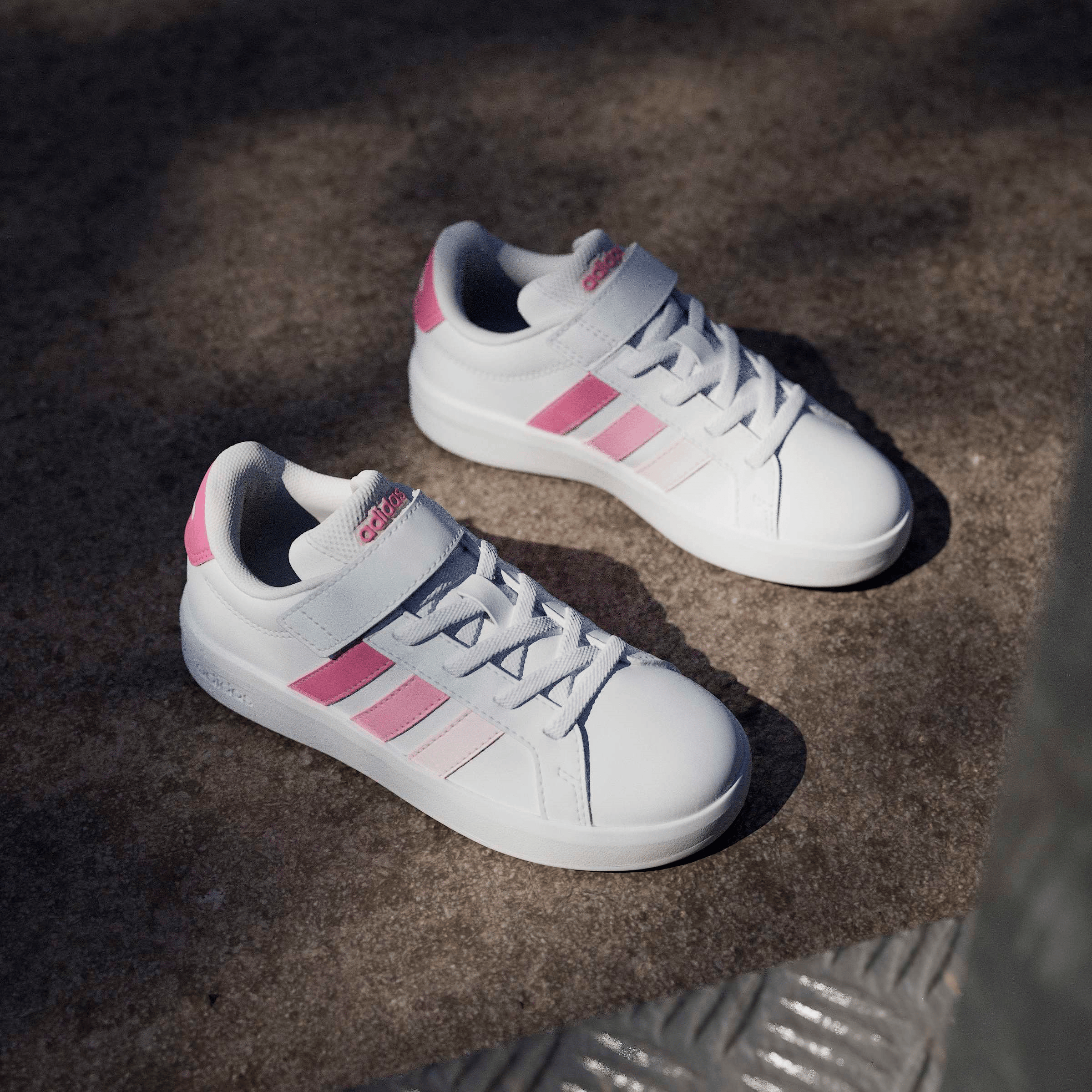 Kids adidas Grand Court 3.0 (Little Kids) Shoes