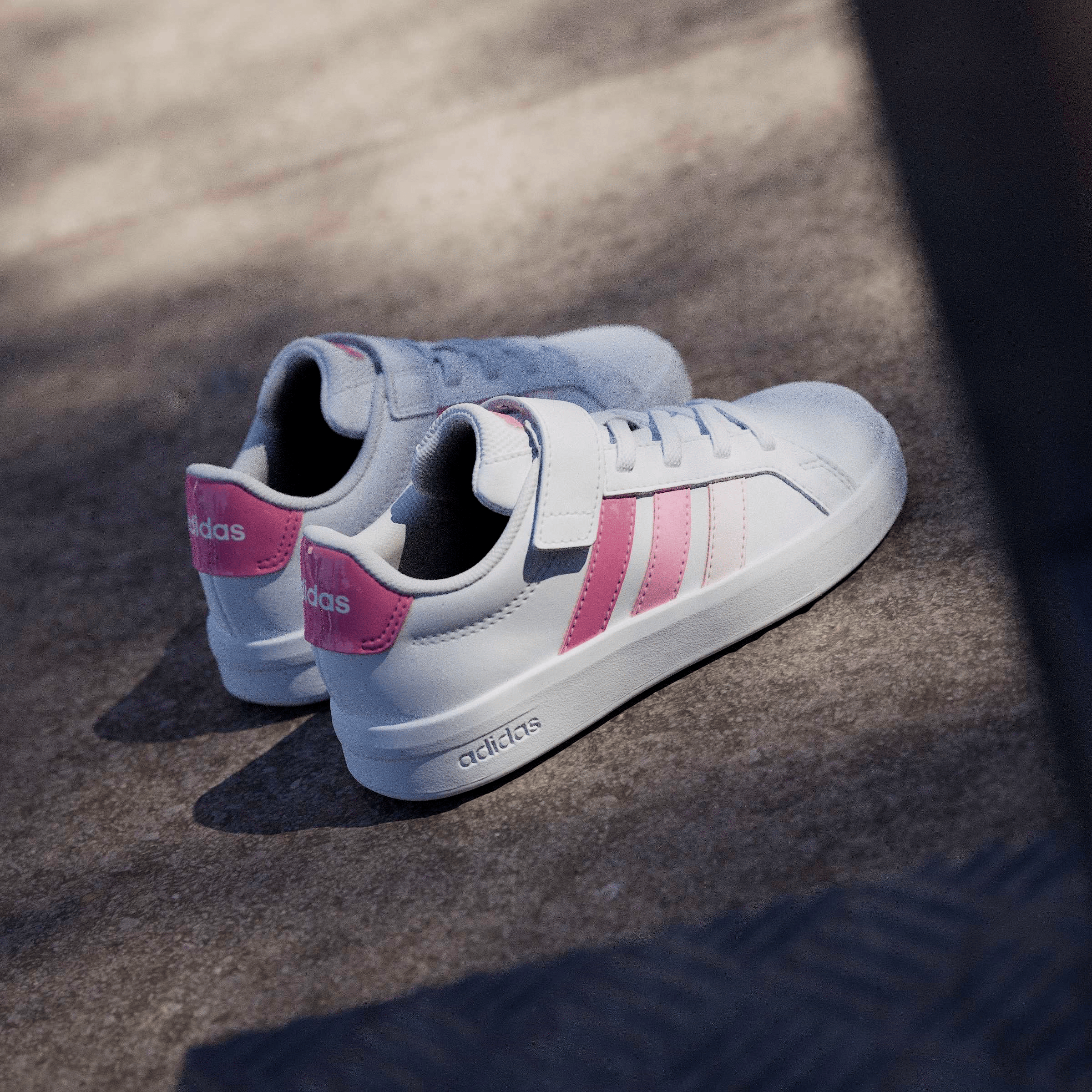 Kids adidas Grand Court 3.0 (Little Kids) Shoes