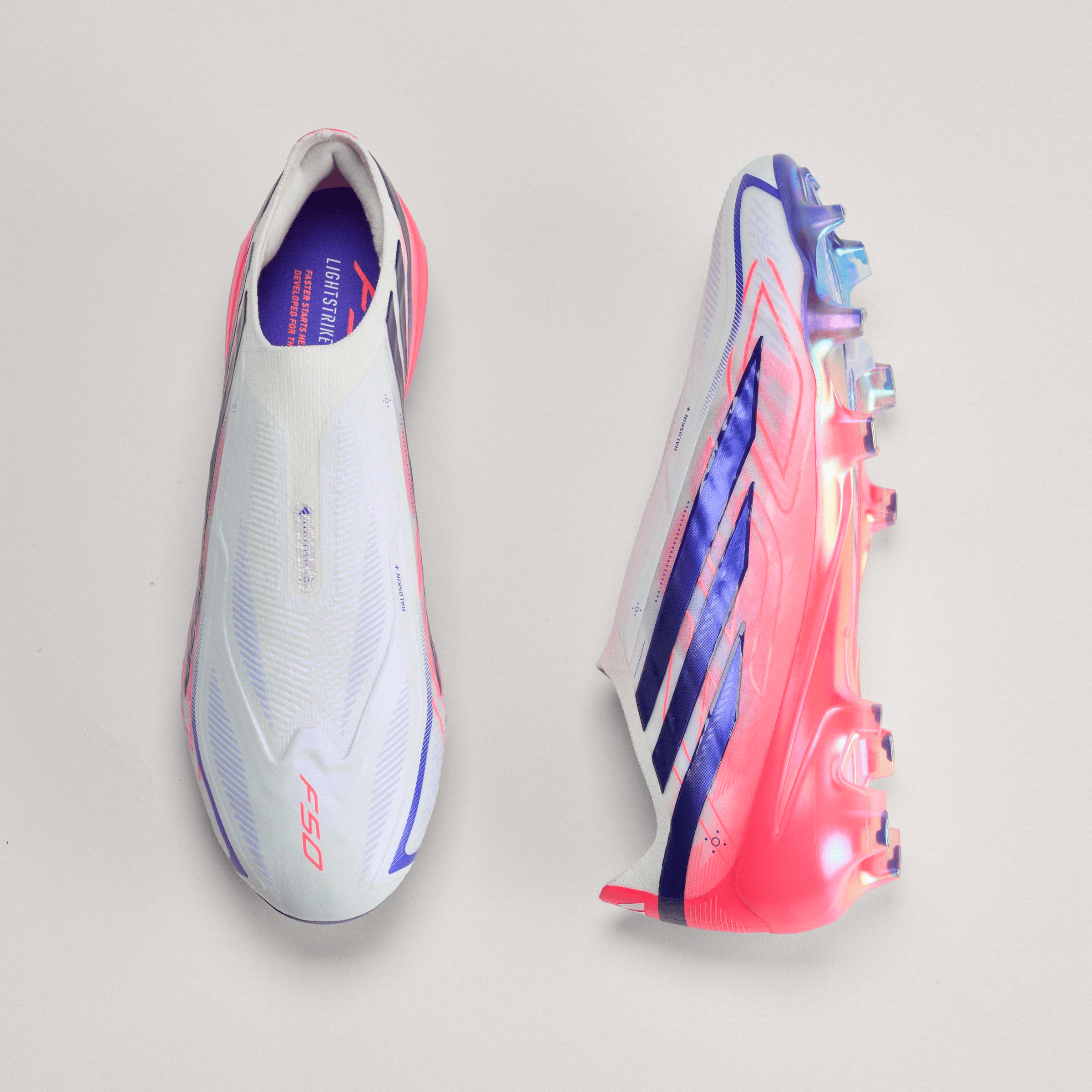 Mens adidas F50 Hyperfast Elite Laceless (FG) Football Boots