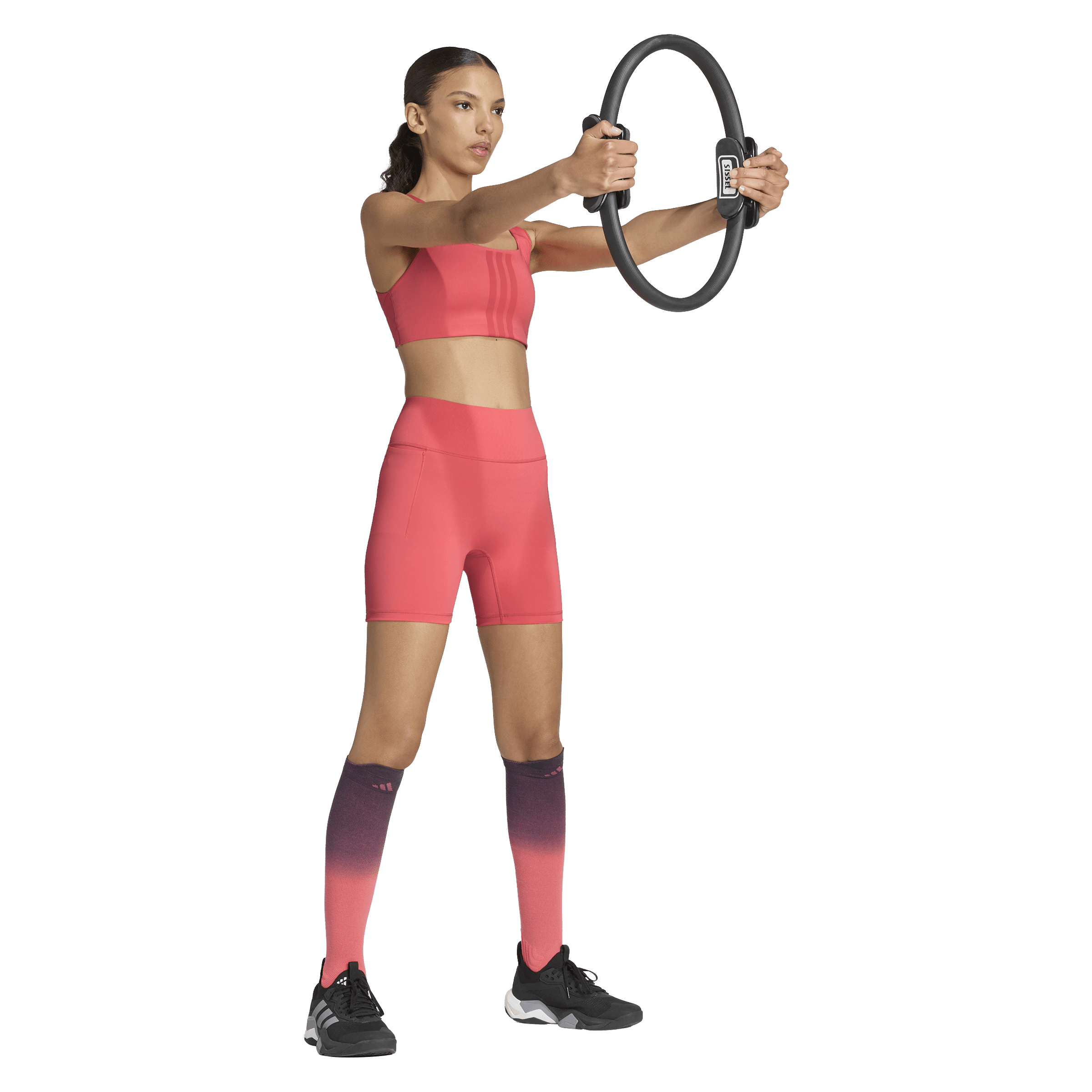 Womens adidas Optimé Short (5") Leggings