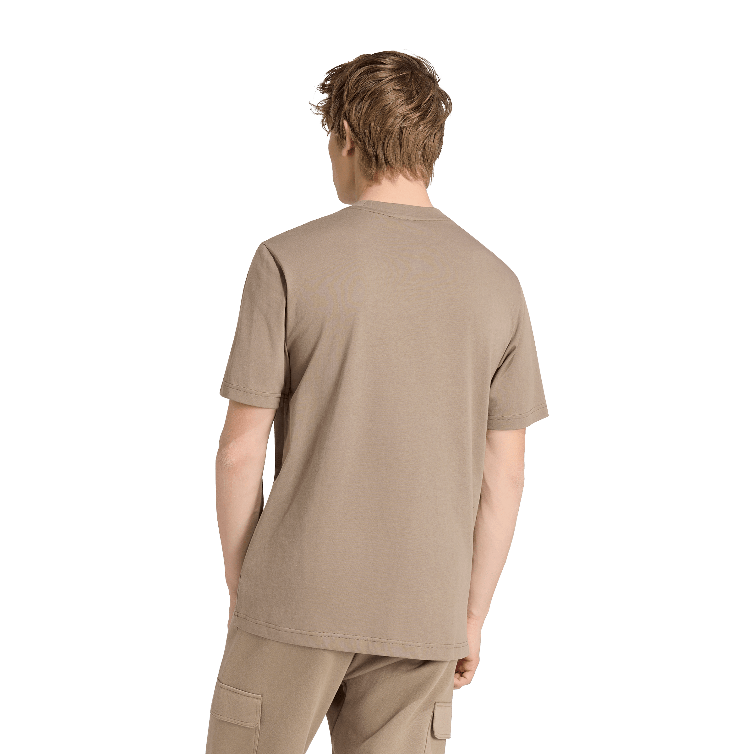 Mens adidas Essentials Small Logo Single Jersey Tee