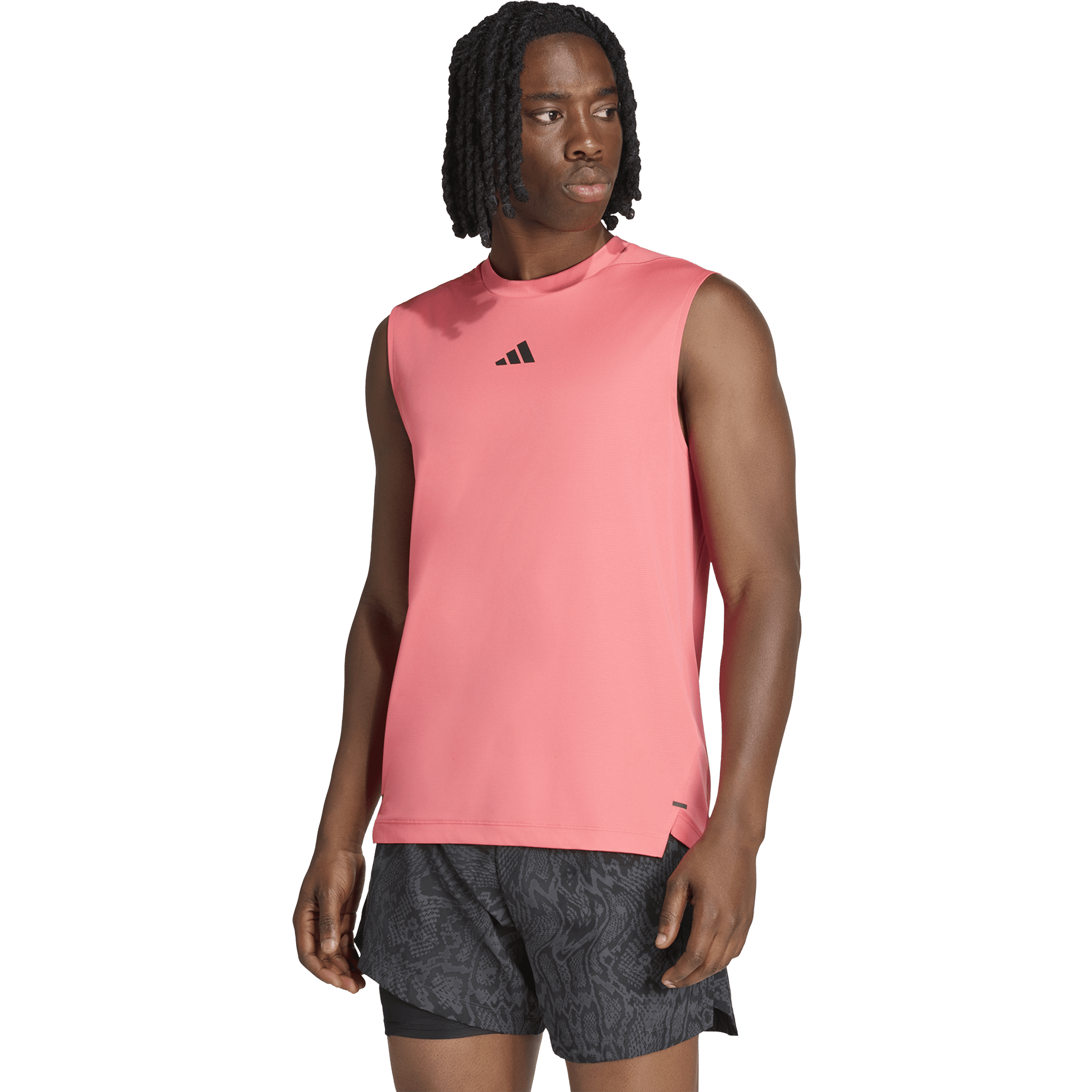 Mens adidas D4T PrimeLift 3-Stripes Tank Top