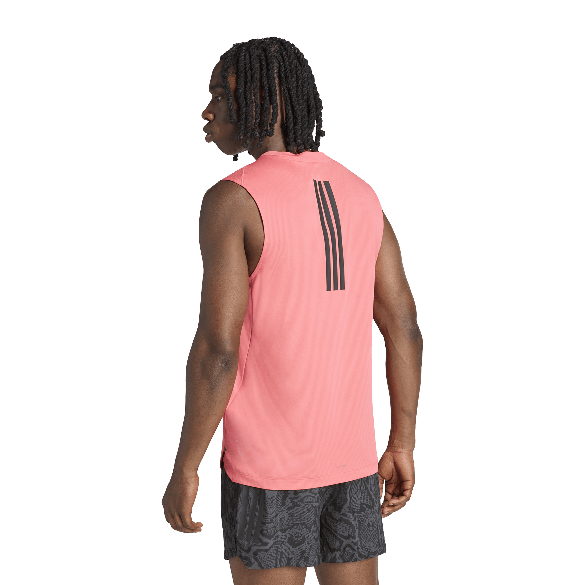Mens adidas D4T PrimeLift 3-Stripes Tank Top