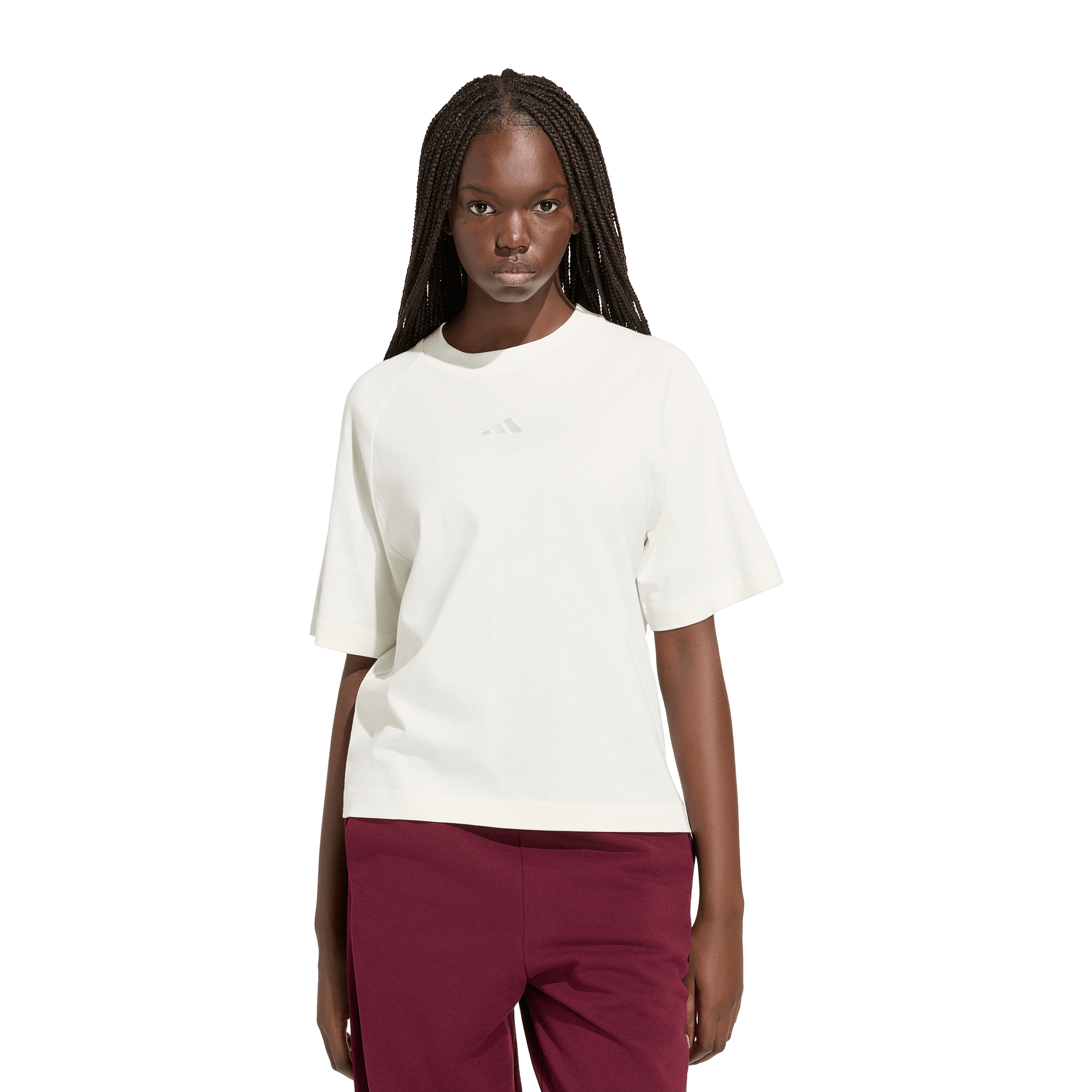 Womens adidas KIT Small Logo Tee