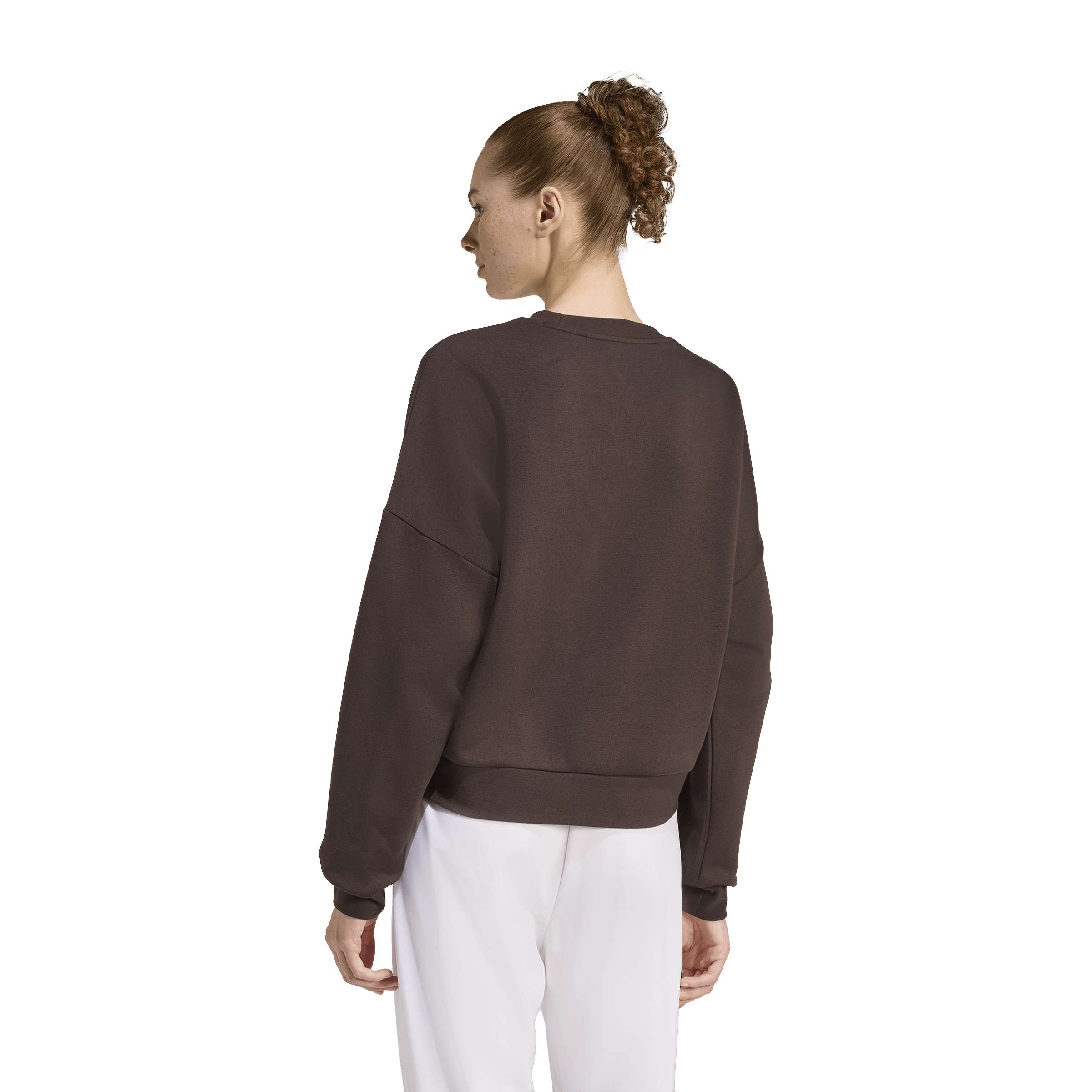 Womens adidas Essentials Small Logo Feelcozy Sweatshirt