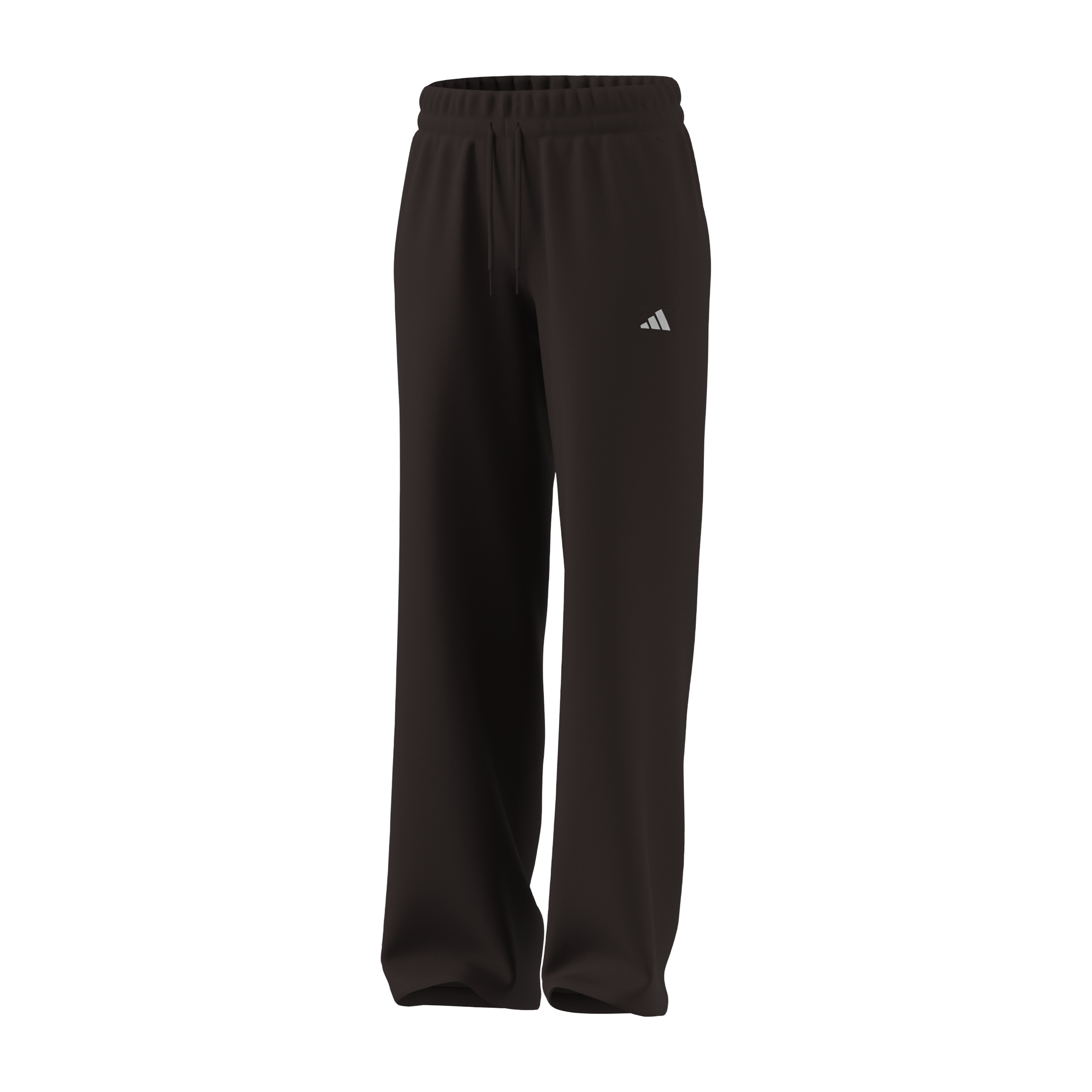 Womens adidas Essentials Small Logo Feel Cozy Open-Hem Pants