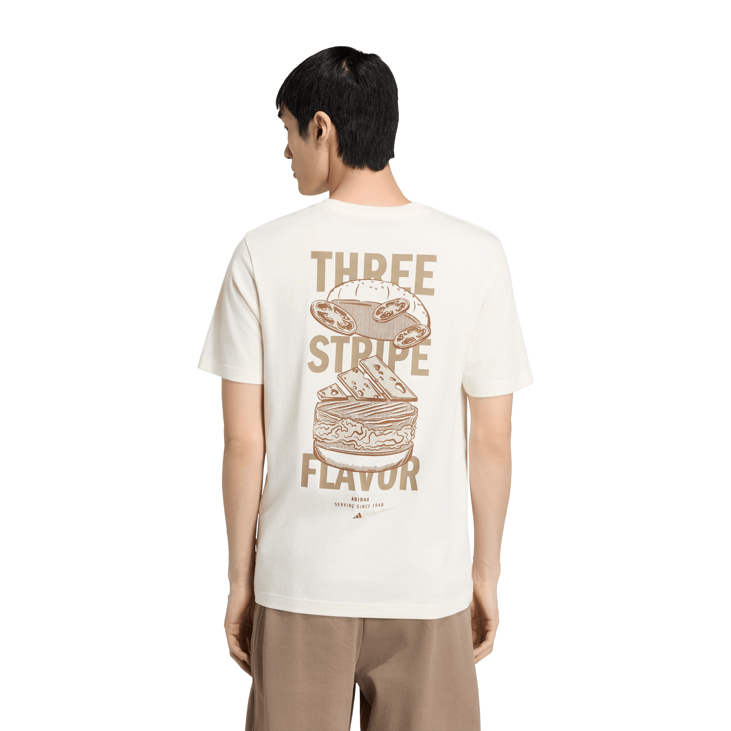 Mens adidas Burger Flavor Graphic Tee